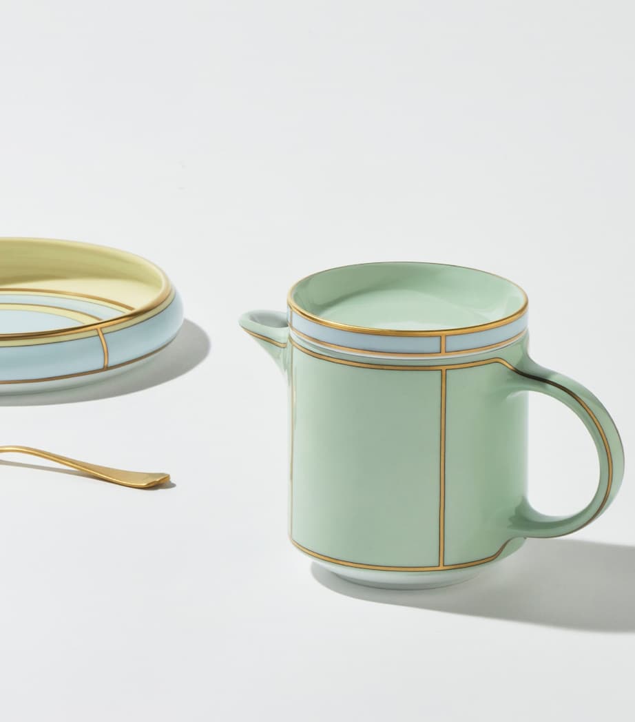 Porcelain Colonna Diva Verde Coffee Pot (500ml) G00134900 Image 2