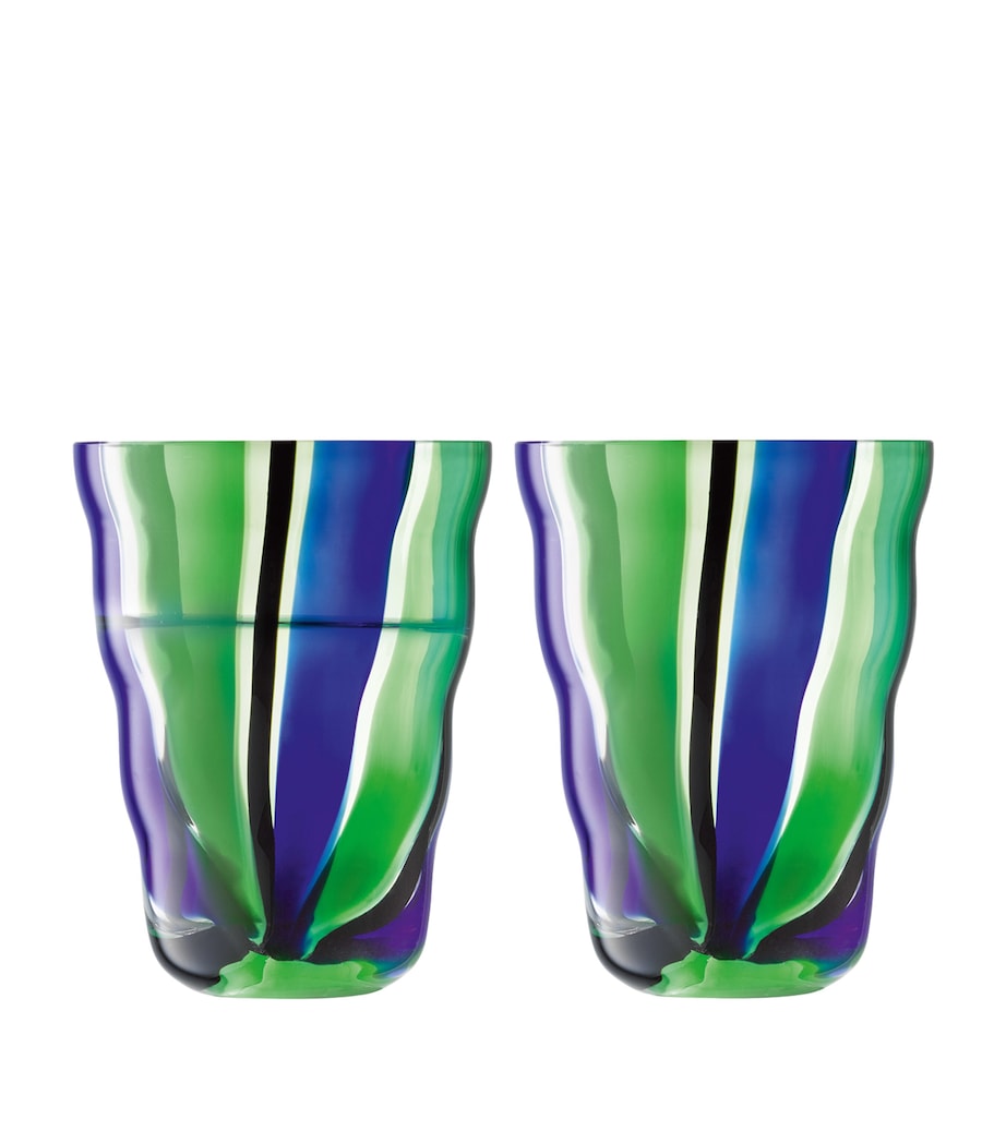 Set of 2 Folk Tumblers (280ml) MULTI Image 5