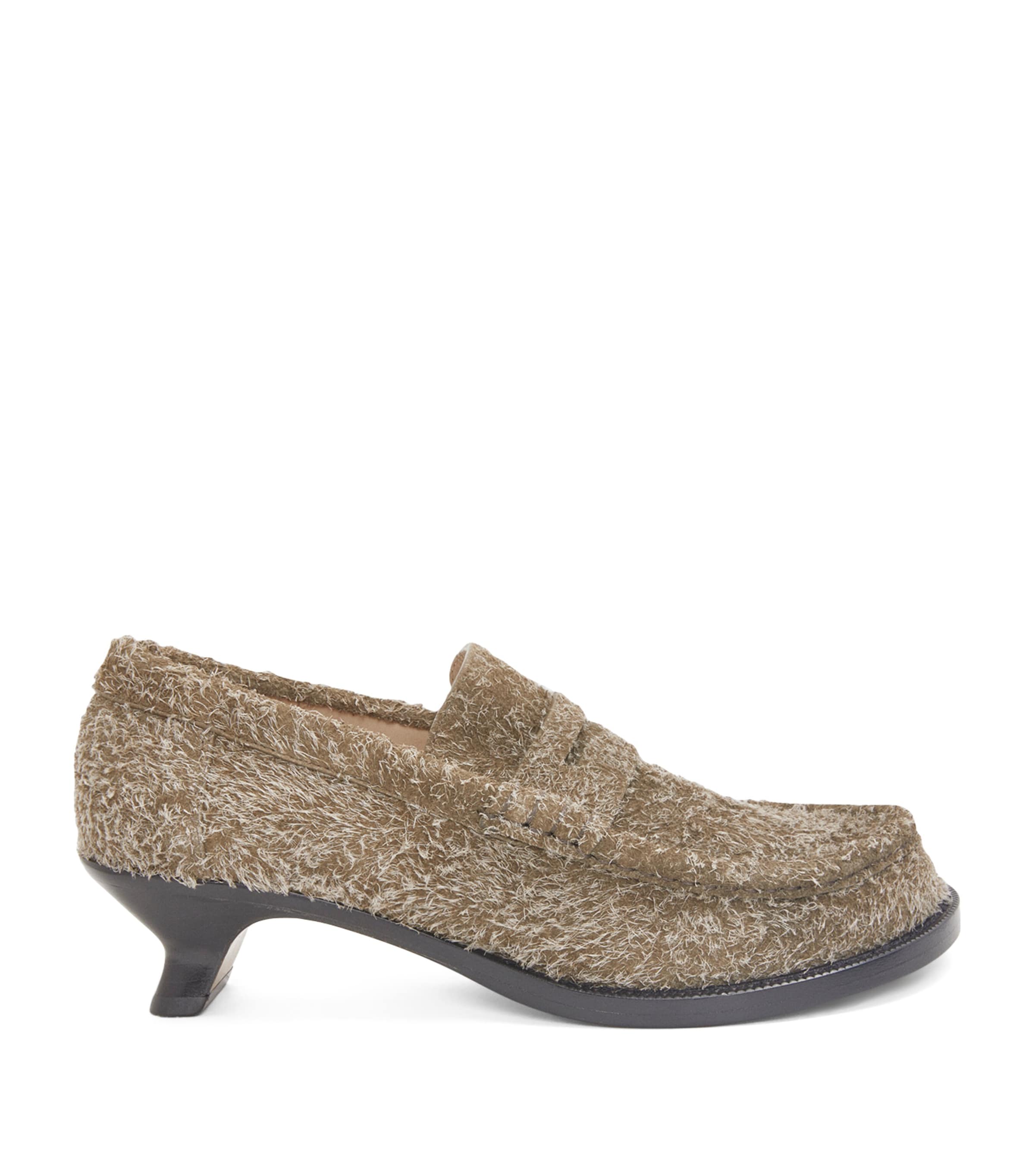 Shop Loewe Campo Loafers 40 In Green