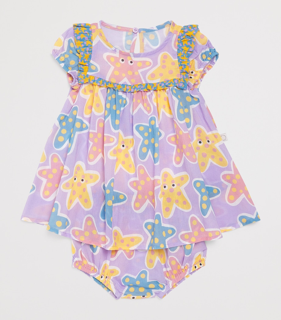 Stella McCartney Kids Printed Dress and Bloomers Set (3-36 Months) Image 3