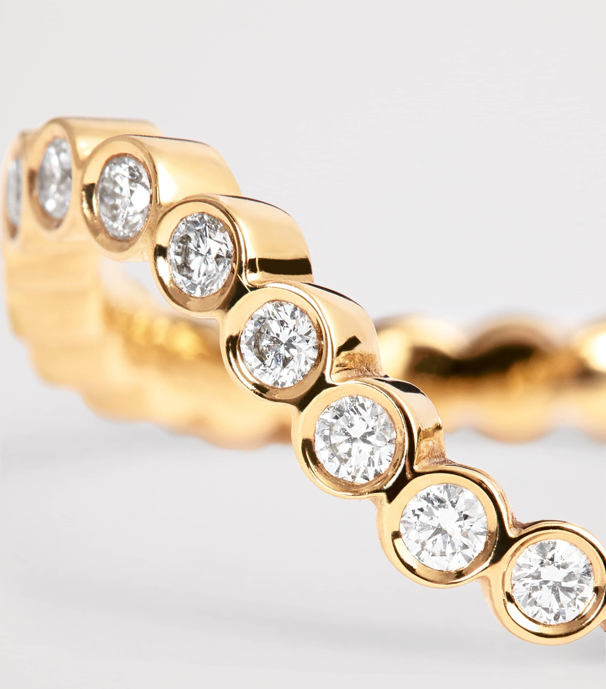 Yellow Gold and Diamond Courant Sky Ring YELLOW GOLD Image 6