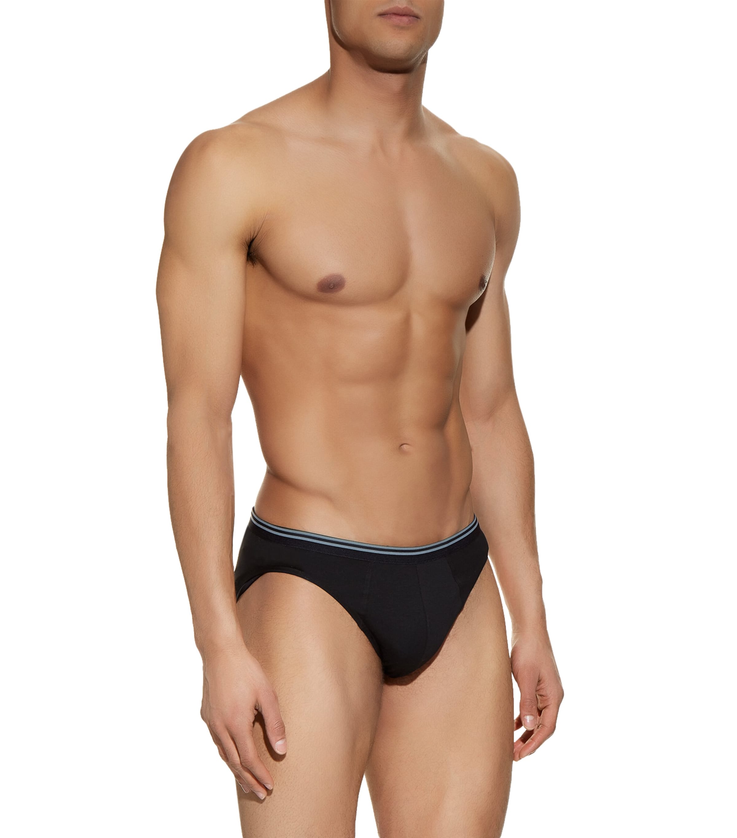 172 Pure Comfort Hipster Briefs BLACK Image 2