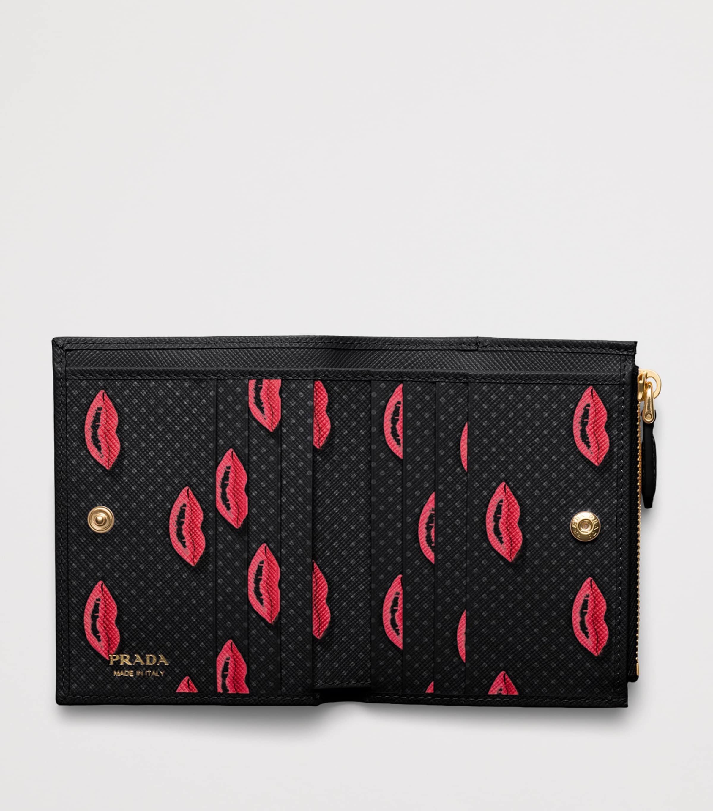 Small Saffiano Leather Wallet F0002 Image 2