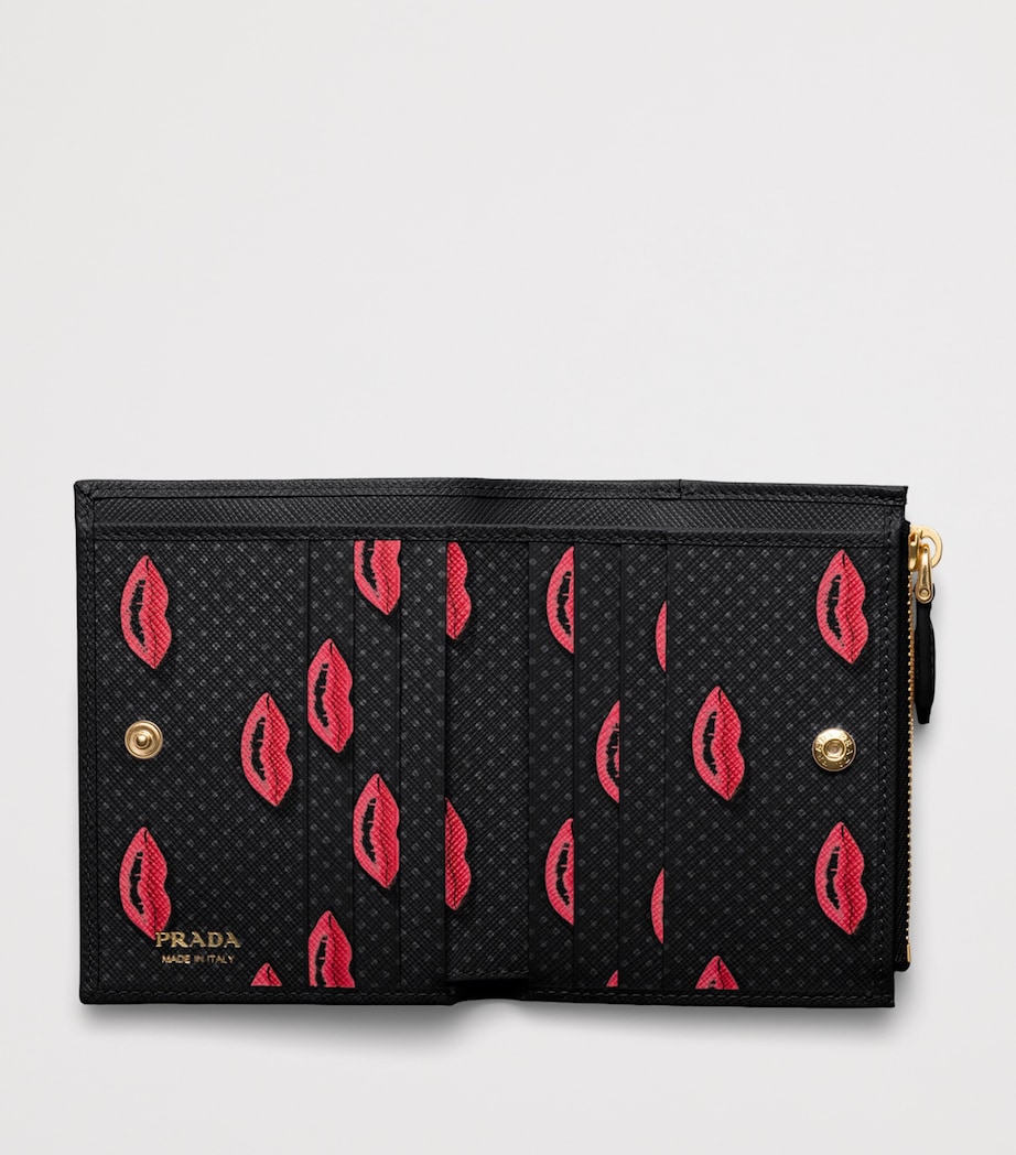 Small Saffiano Leather Wallet F0002 Image 2