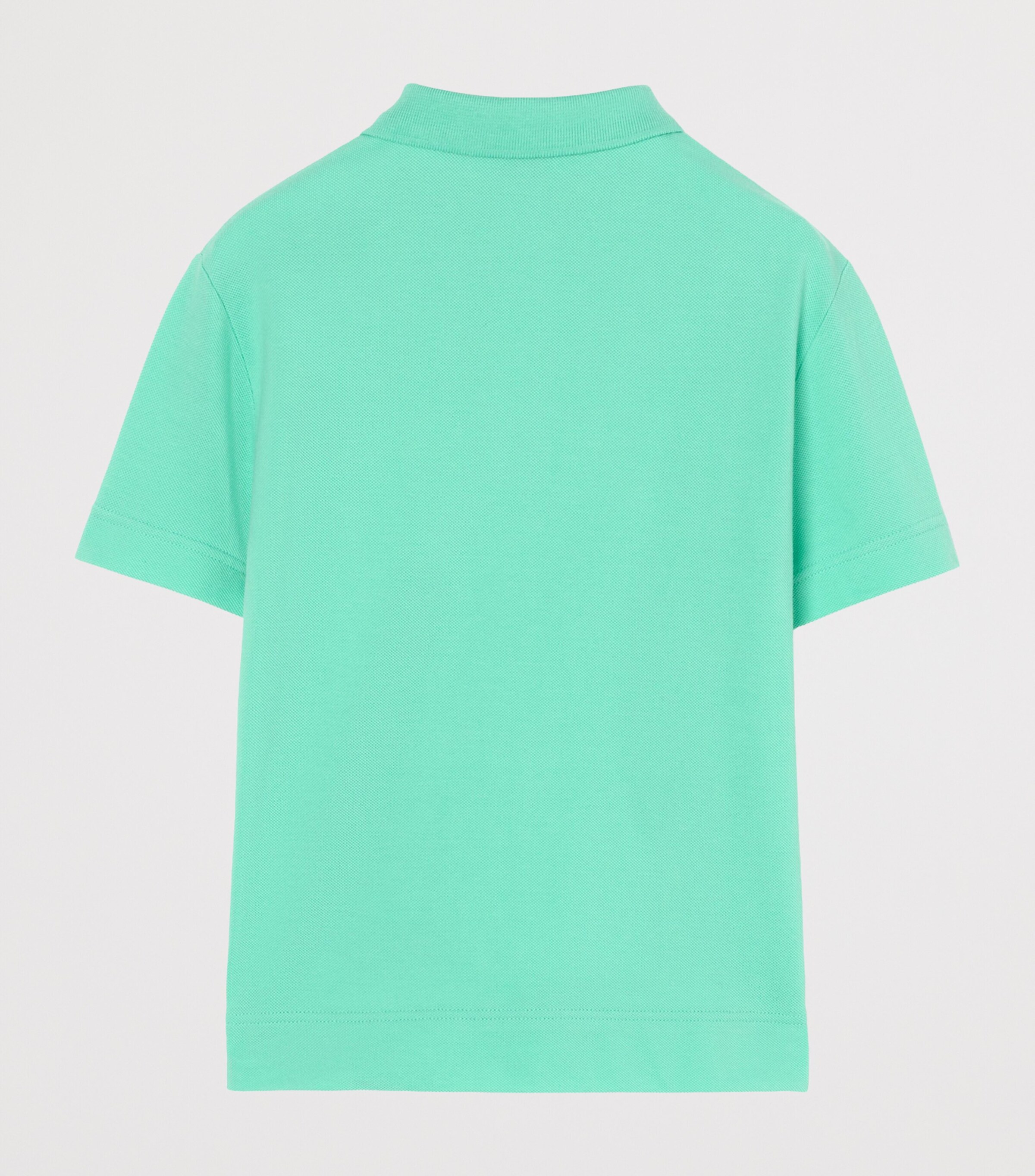 Burberry Kids Piqué Cotton Polo Shirt (3-12 Years) Light Mint Image 2