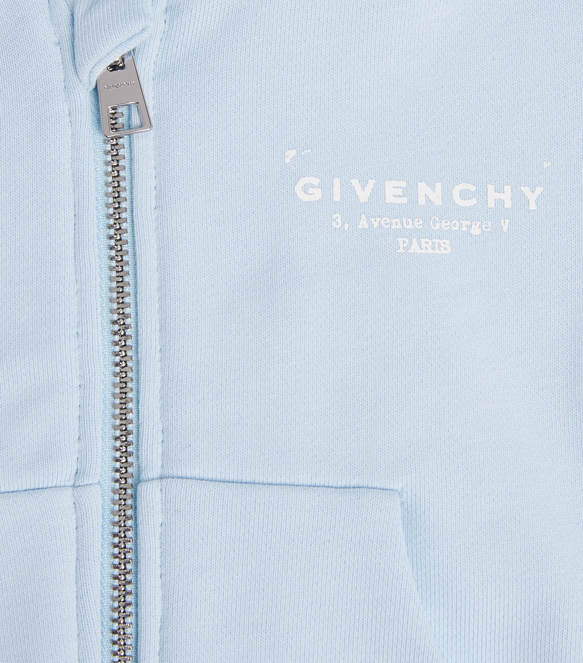 Logo Hoodie (2-18 Months) H31195/77LPALE BLUE Image 3