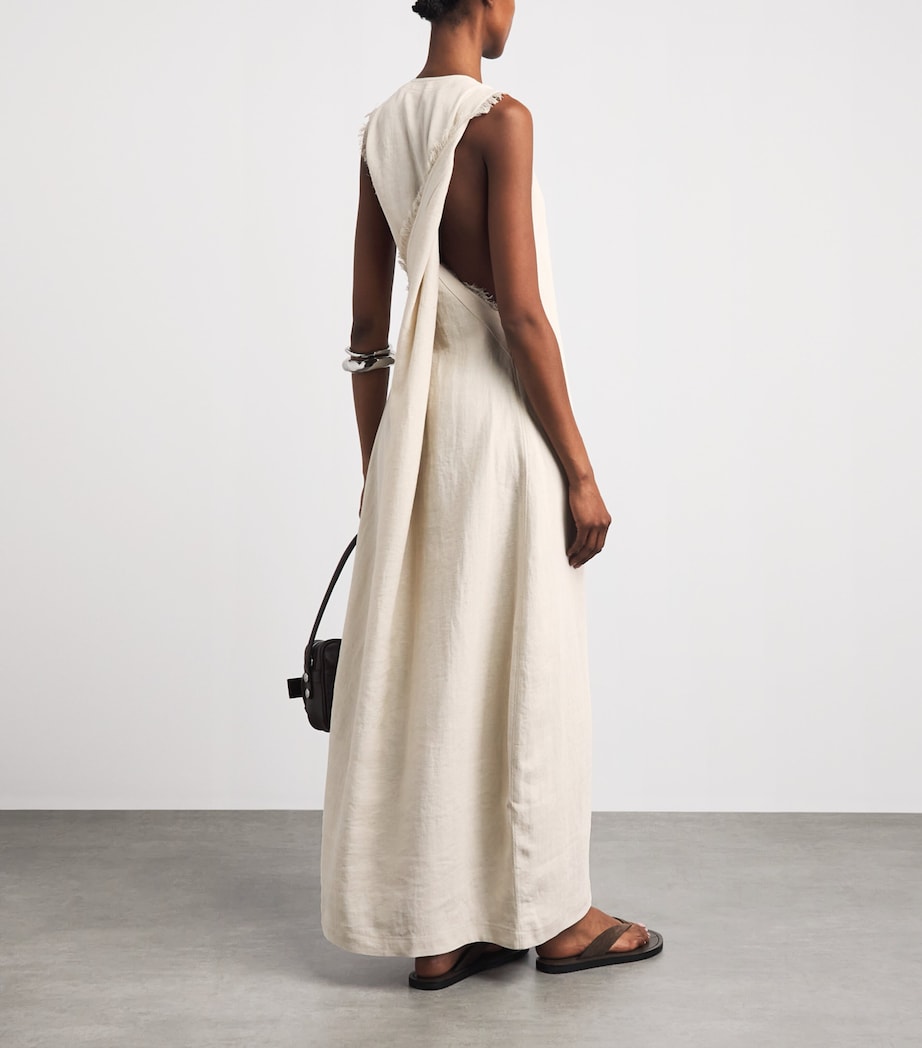 nanushka linen dress NANUSHKA - Kubra - Ruched-Front Dress
