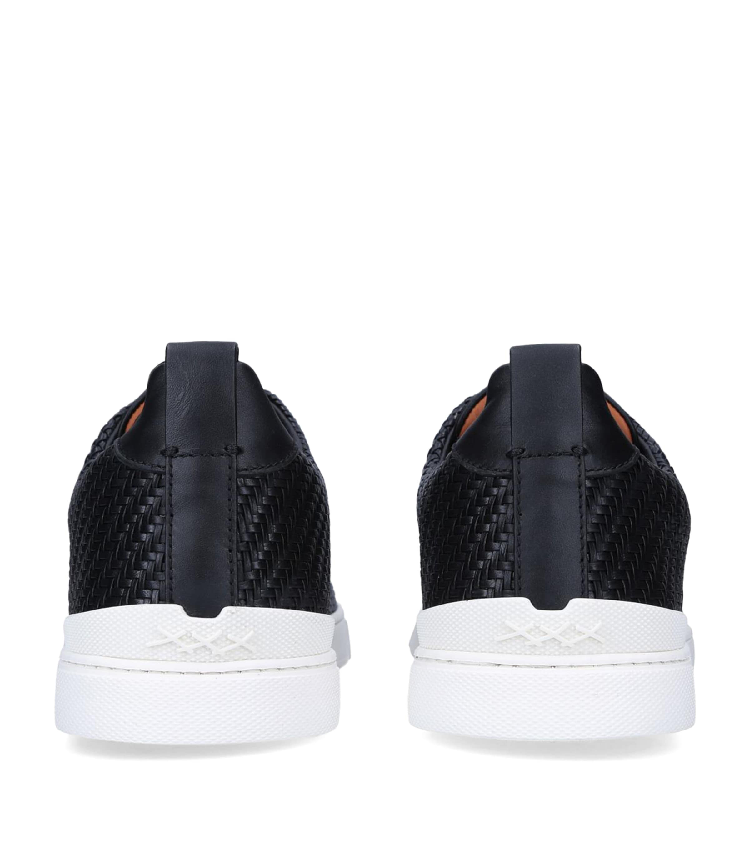 Triple Stitch Sneakers BLACK Image 2