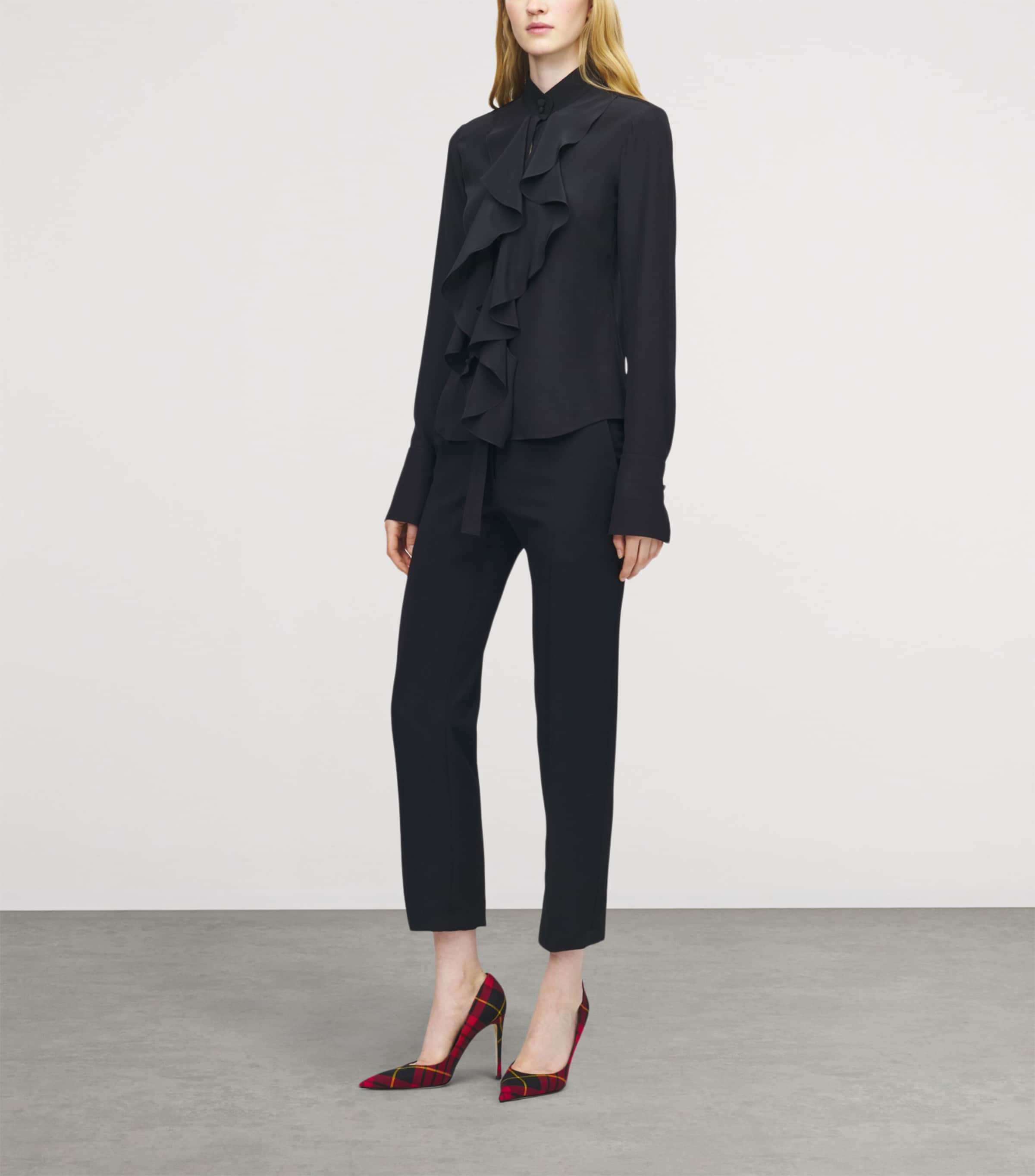 Cotton Ruffled Shirt 1000 Image 3