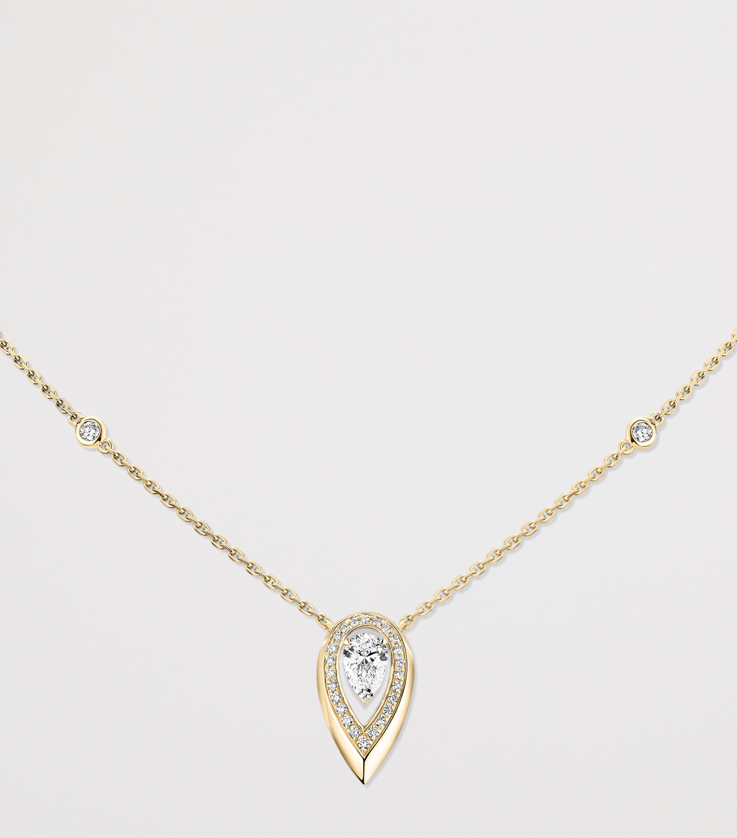 Messika Fiery Diamond and Yellow Gold Necklace Yellow Gold Image 3