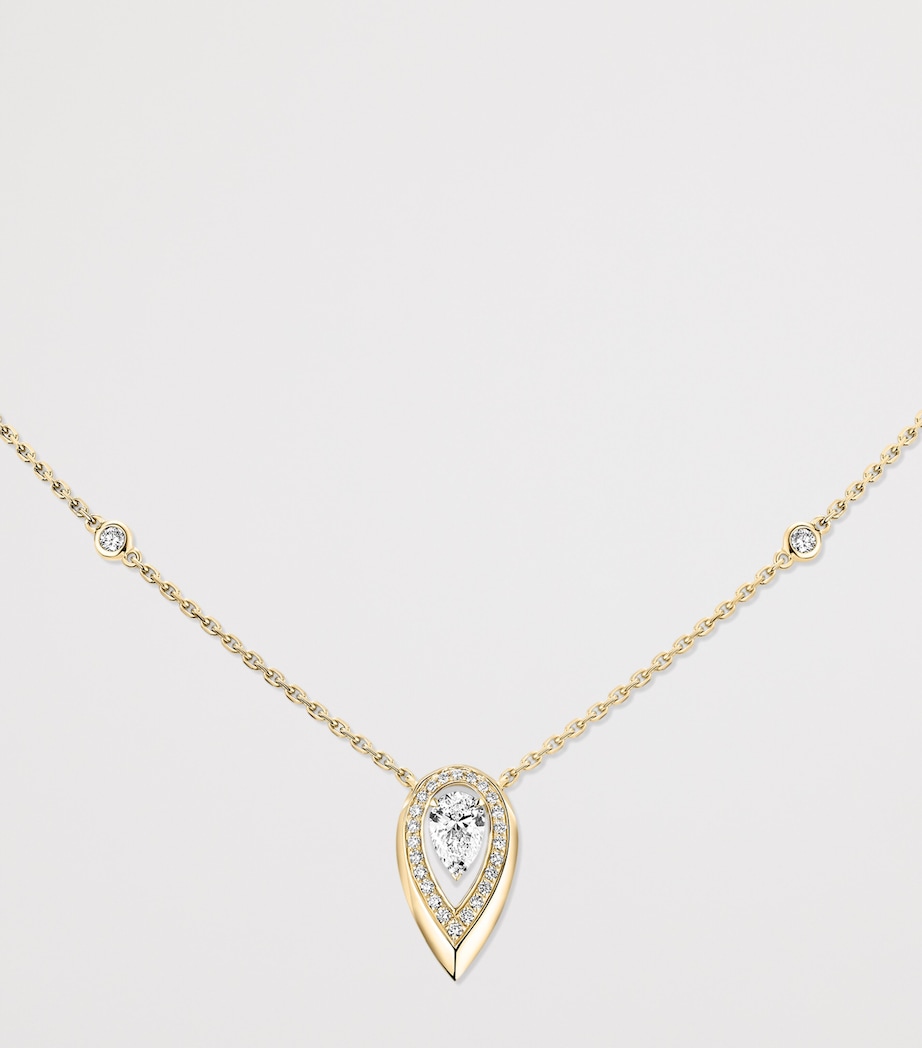 Messika Fiery Diamond and Yellow Gold Necklace Yellow Gold Image 3