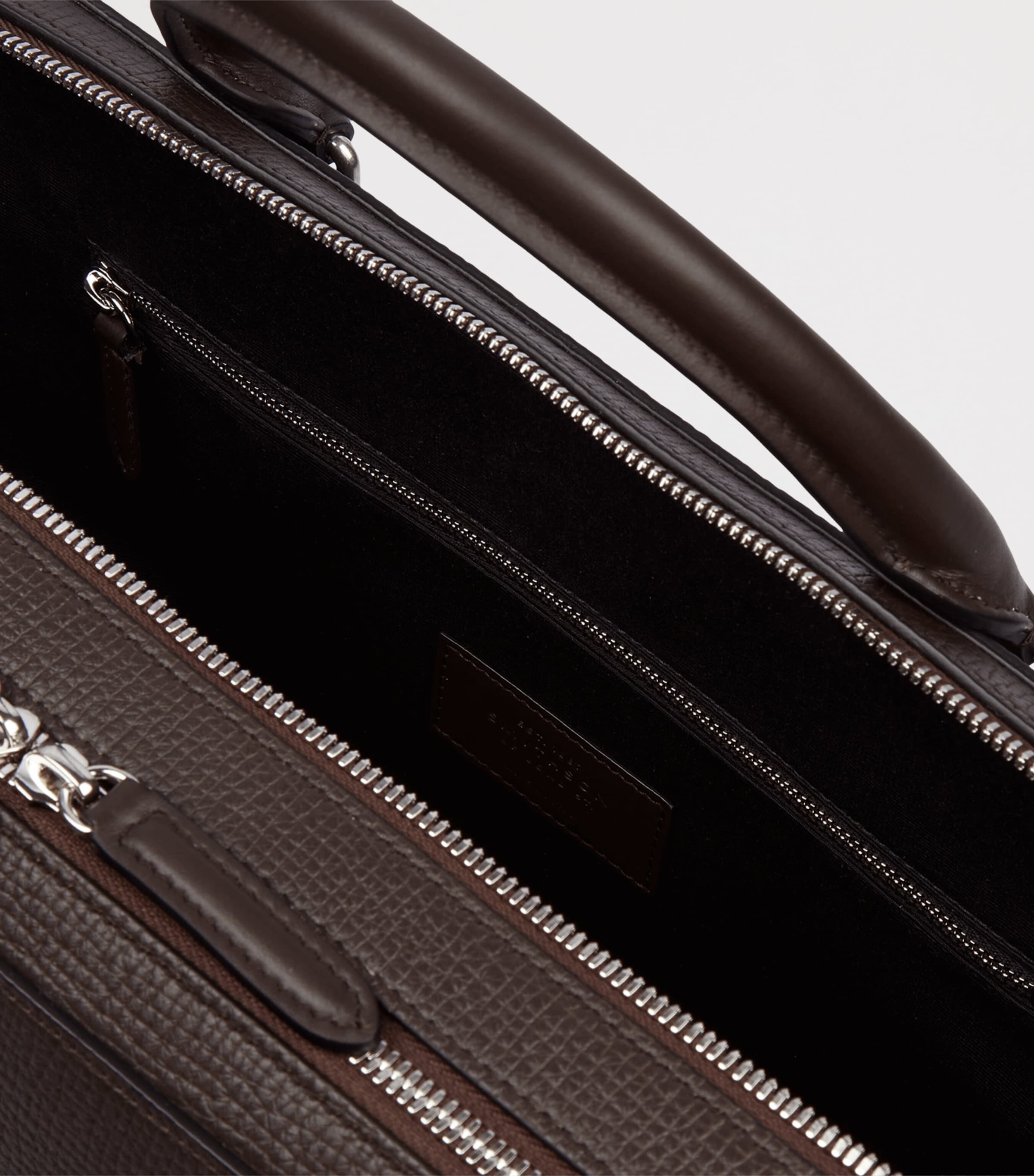 Large Calfskin Ludlow Briefcase D BROWN Image 7