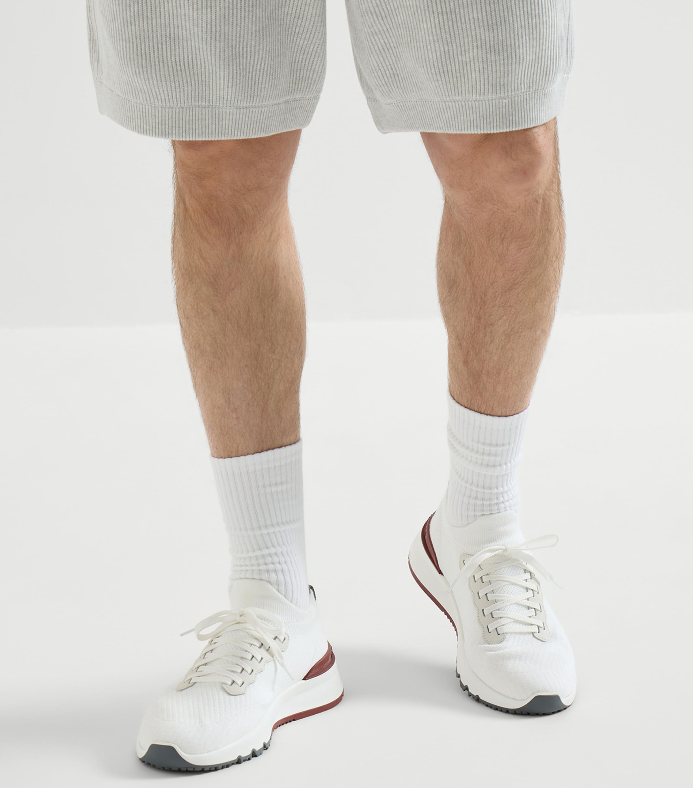 Brunello Cucinelli Cotton Knitted Sneakers Image 4