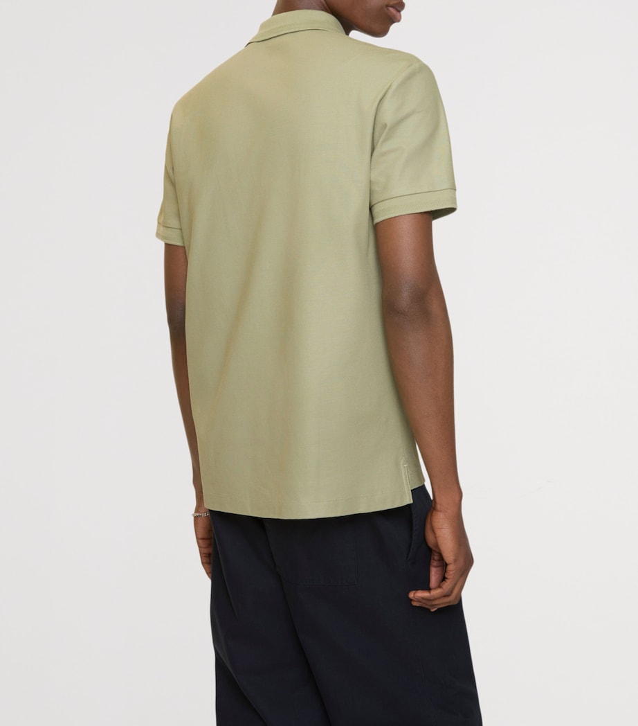 Cotton EKD-Embroidered Polo Shirt GLADE GREEN Image 3
