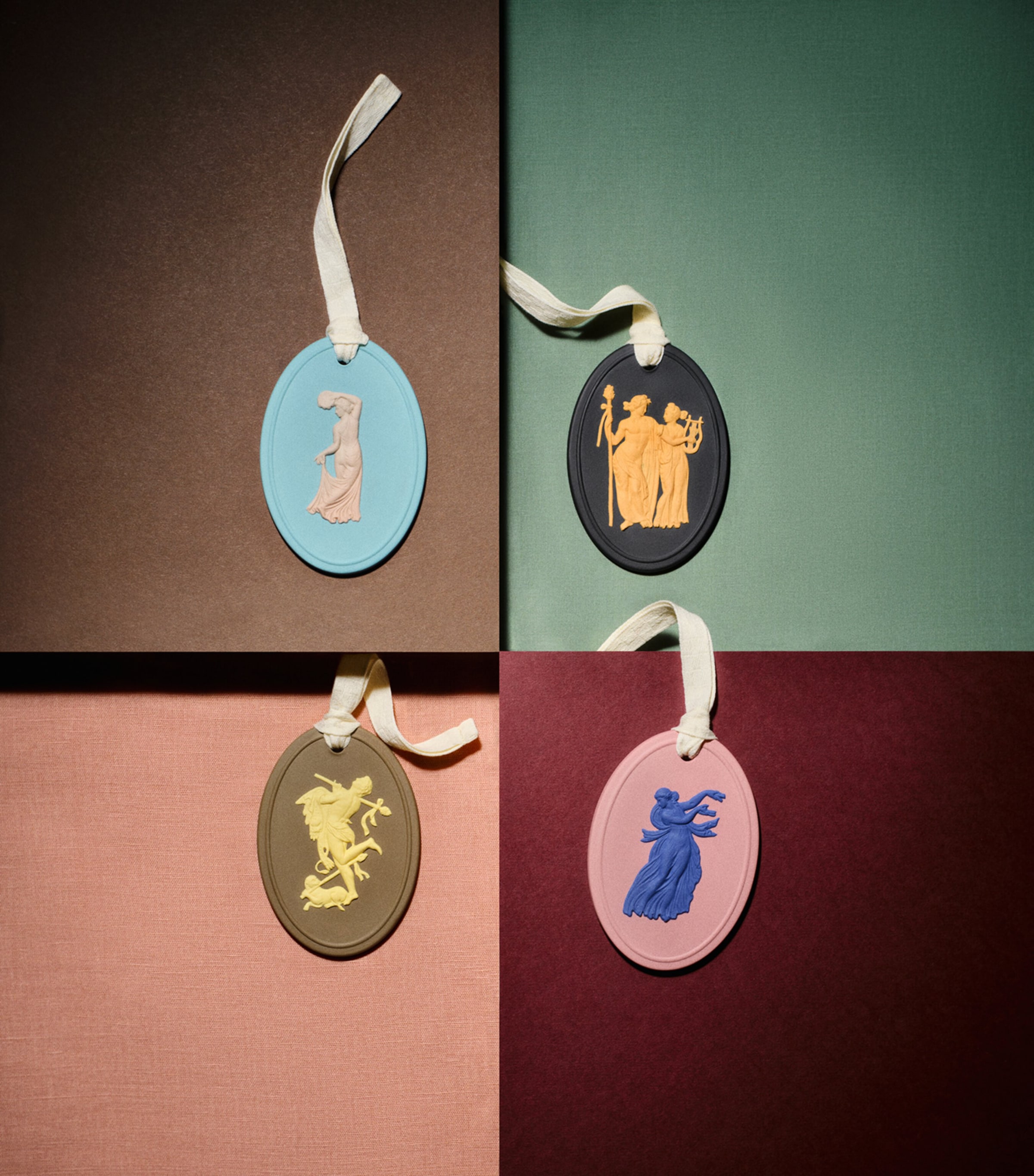 Jasperware Joy Tree Decoration TURQ Image 2