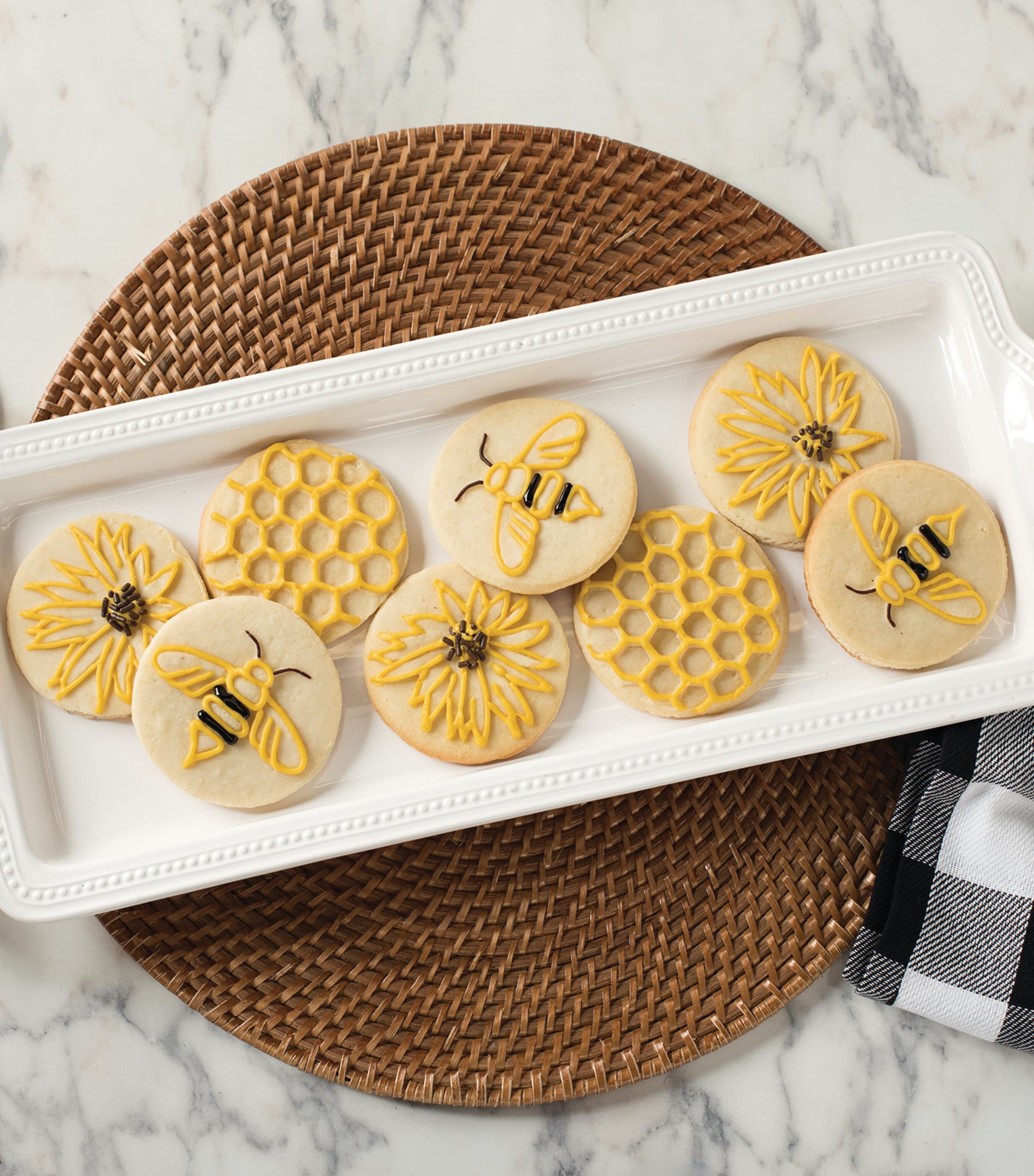 Honey Bee Cast Cookie Stamps (Set Of 3) SILVER Image 3