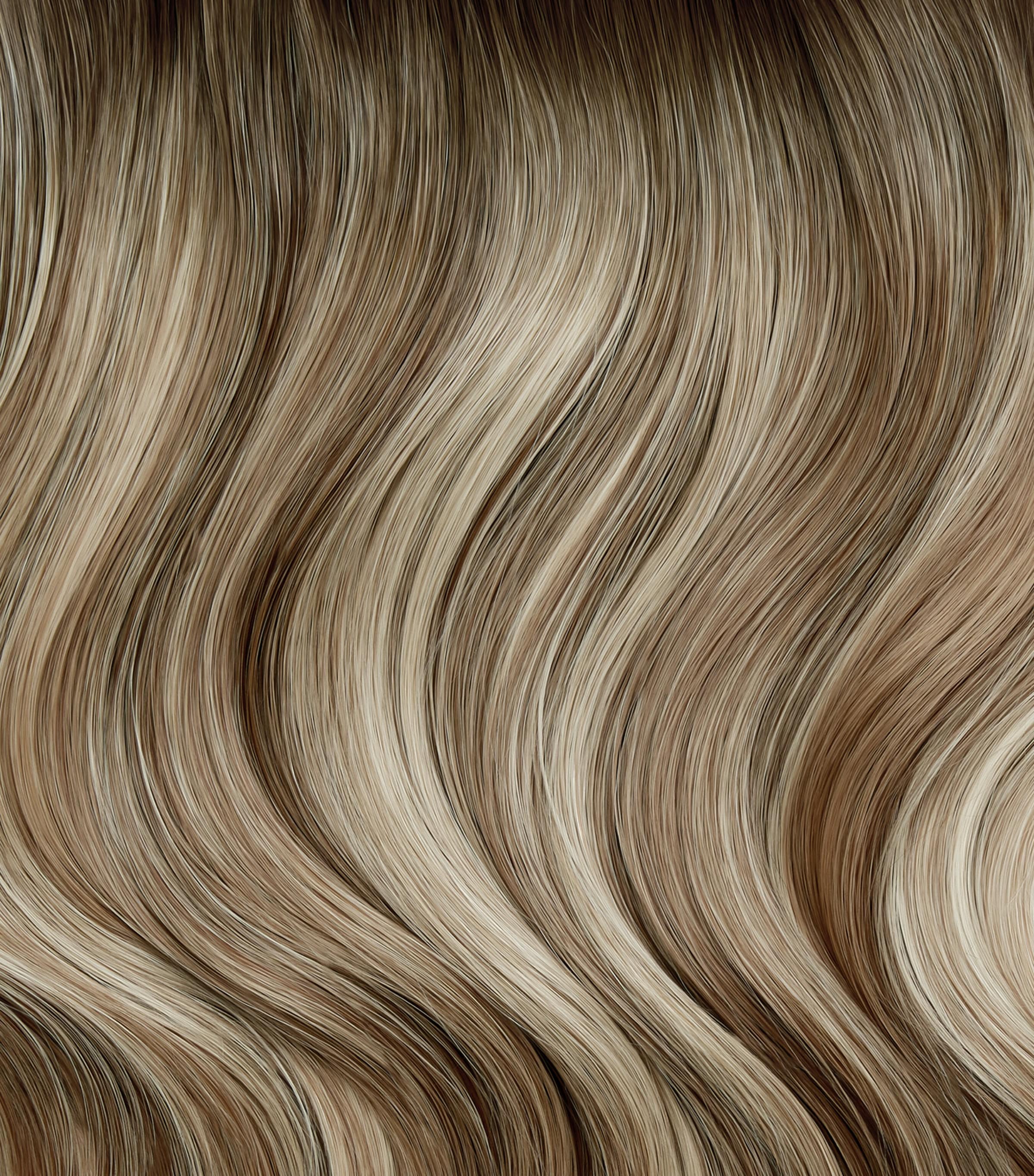 x Huda BARELY THERE Clip-In Mini Fringe MOCHA MELT Image 2