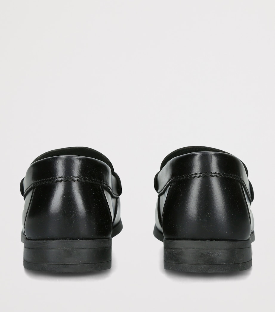Start-Rite Leather Penny Loafers Black Image 2