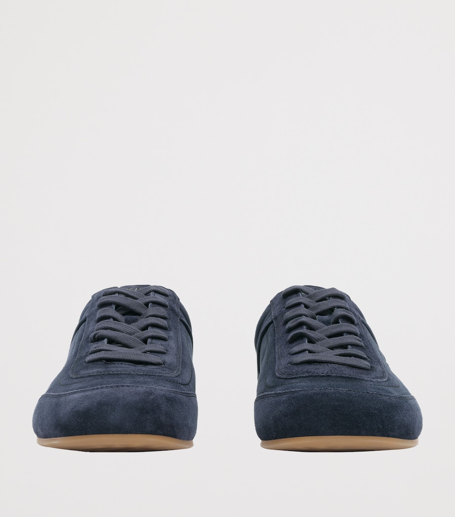 Burberry Suede Knight Runner Sneakers Storm Blue Image 2