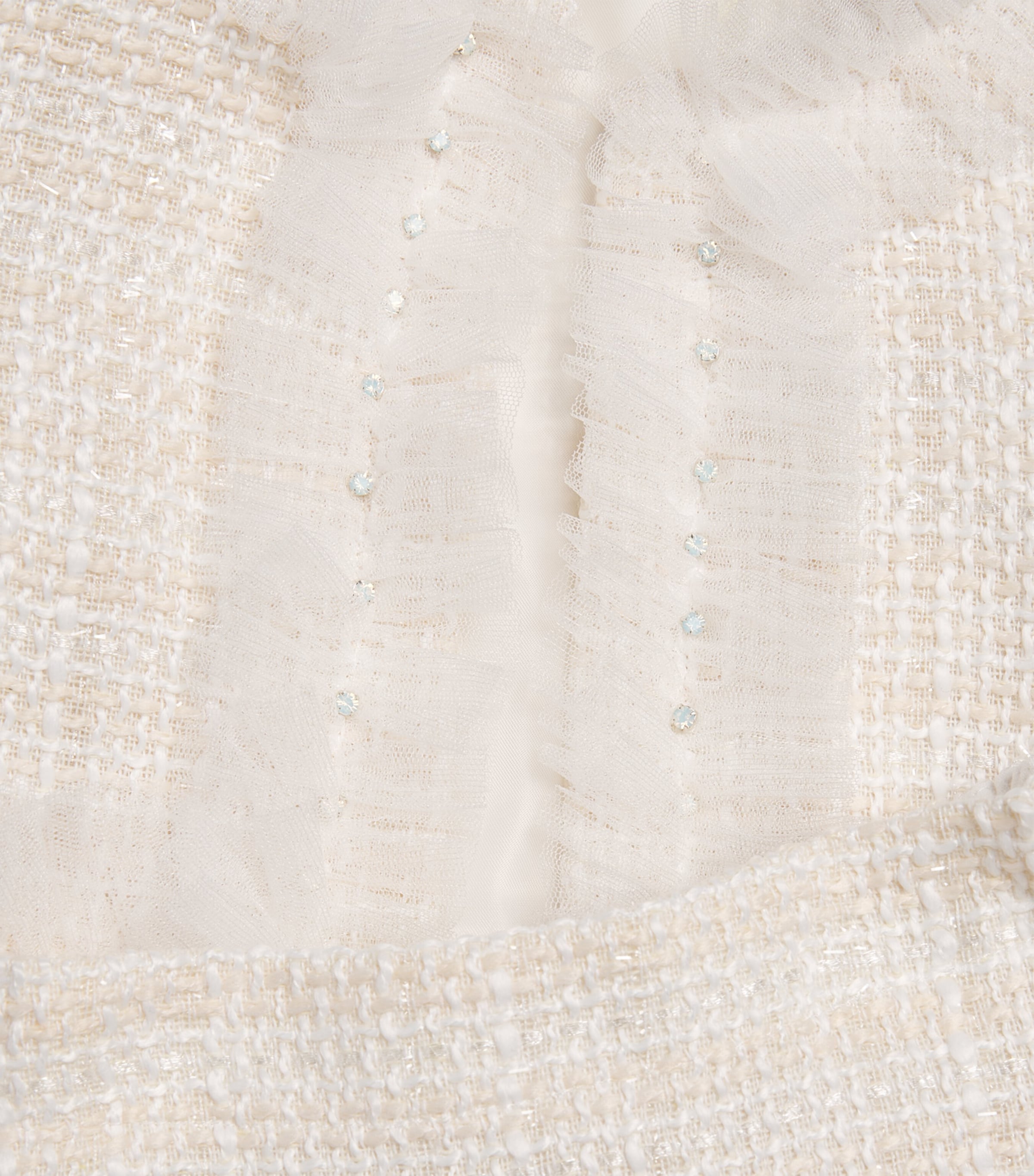 Bimbalo Tweed Jacket and Skirt Set (3-24 Months) Cream Image 3