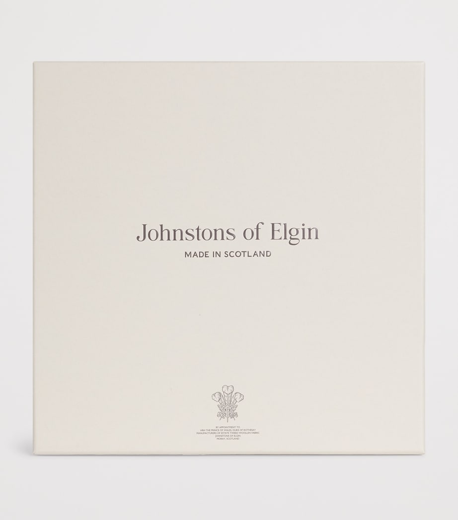 Johnstons Of Elgin Cashmere Hat and Gloves Gift Set Mid Grey Image 3