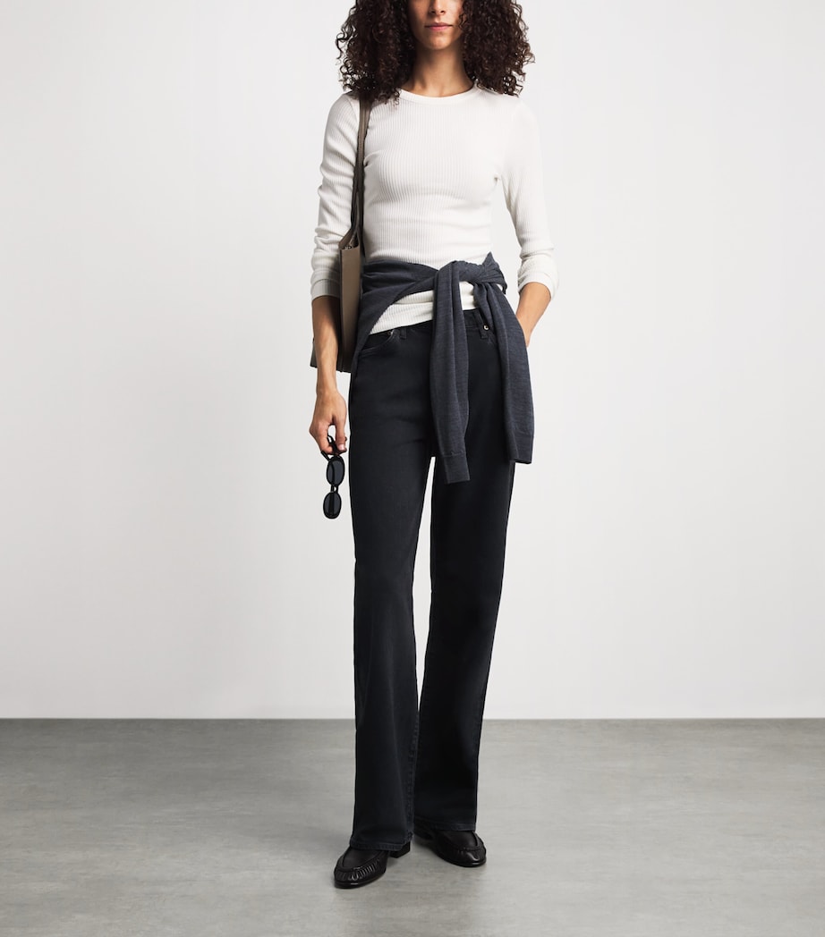 AGOLDE Womens Harper Relaxed Straight Jeans Gnrt Image 2