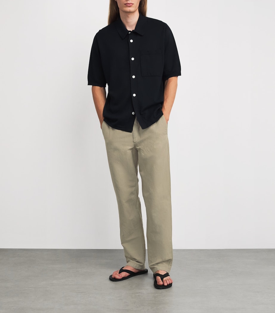 Cotton-Linen Ezra Trousers CLAY Image 2