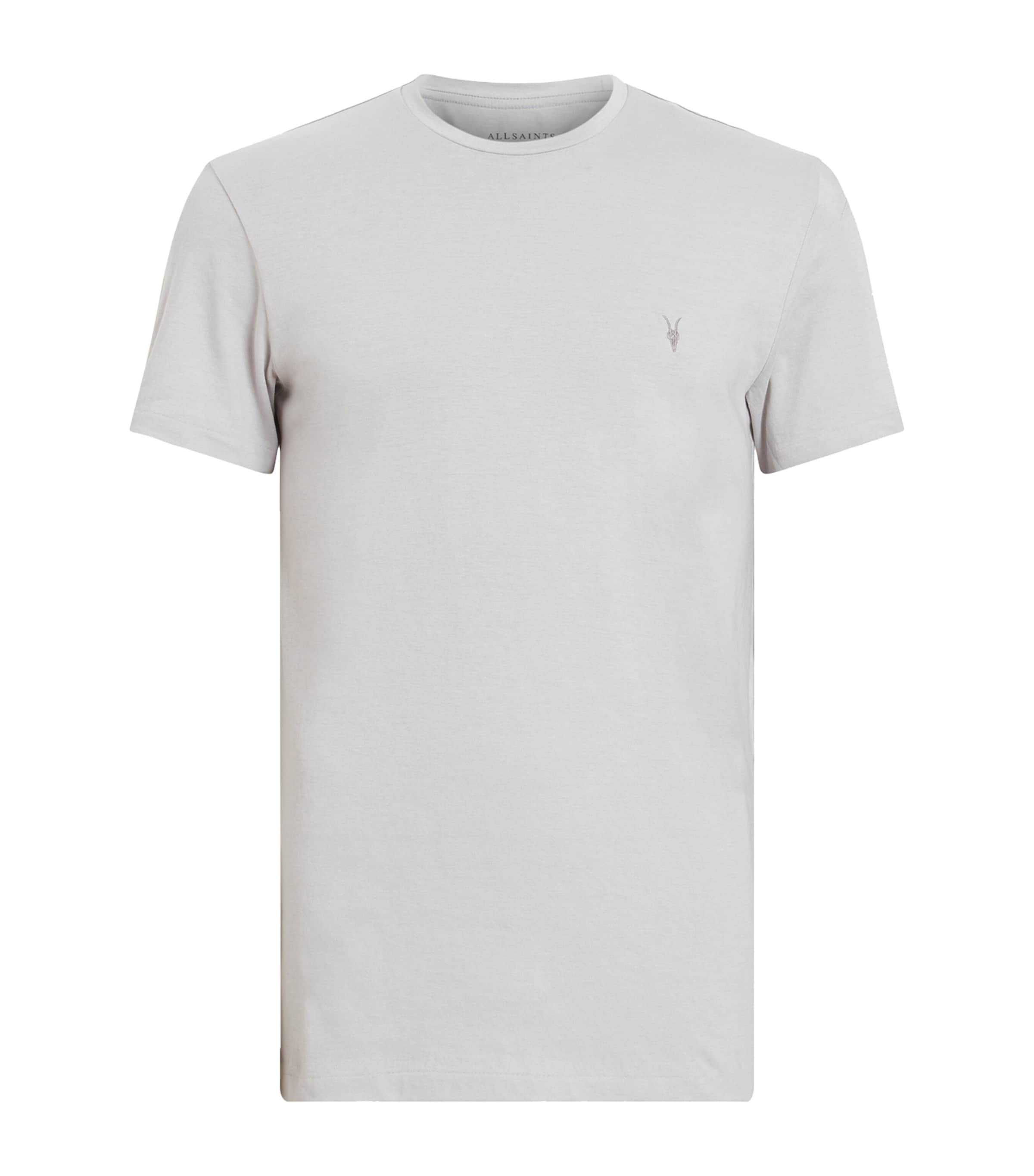 Allsaints Organic Cotton Tonic T-shirt In Grey