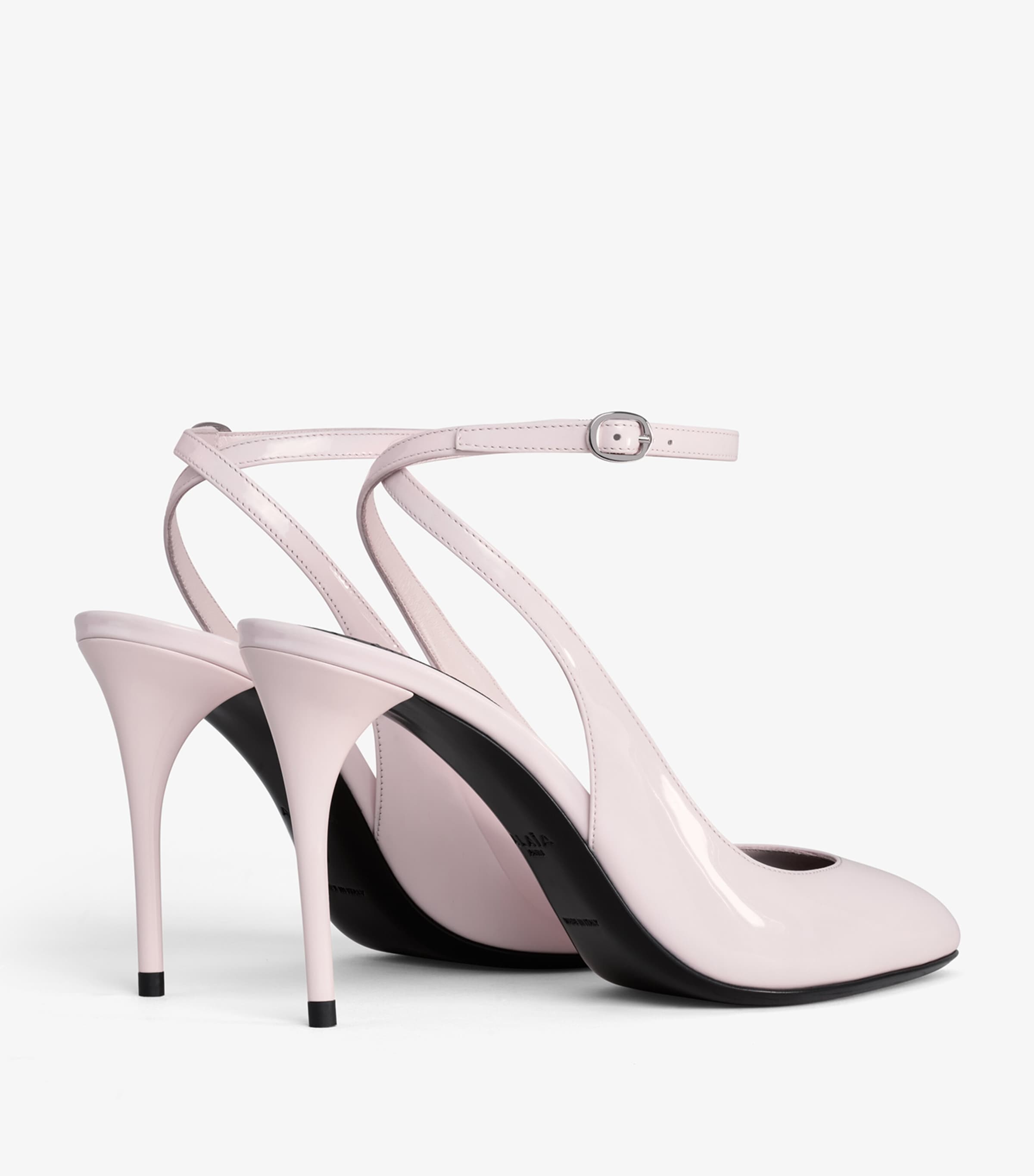 Patent Leather Slingback Pumps 90 ROSE DRAGEE Image 2