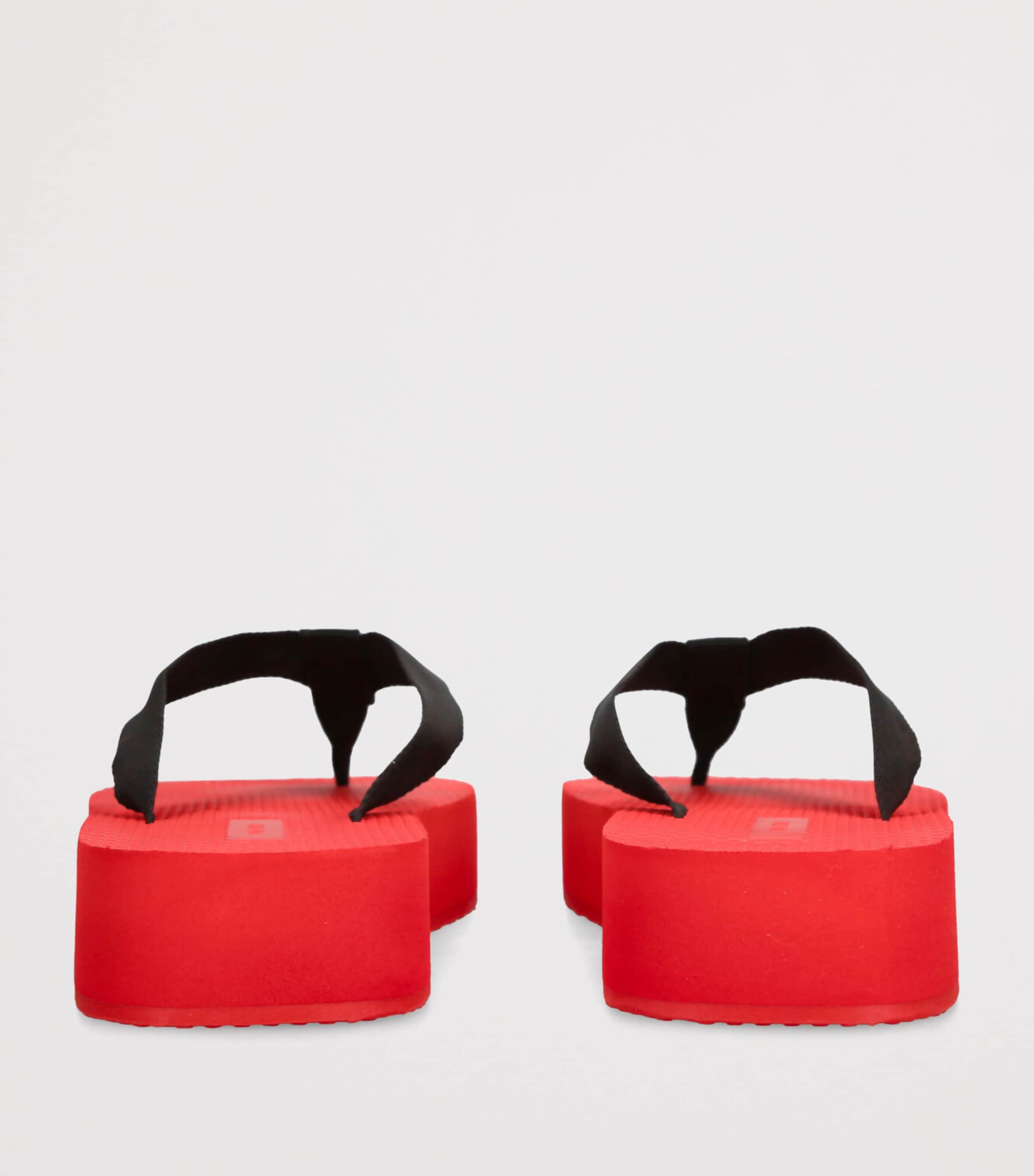 Dune Flatform Sandals RED COMB Image 2