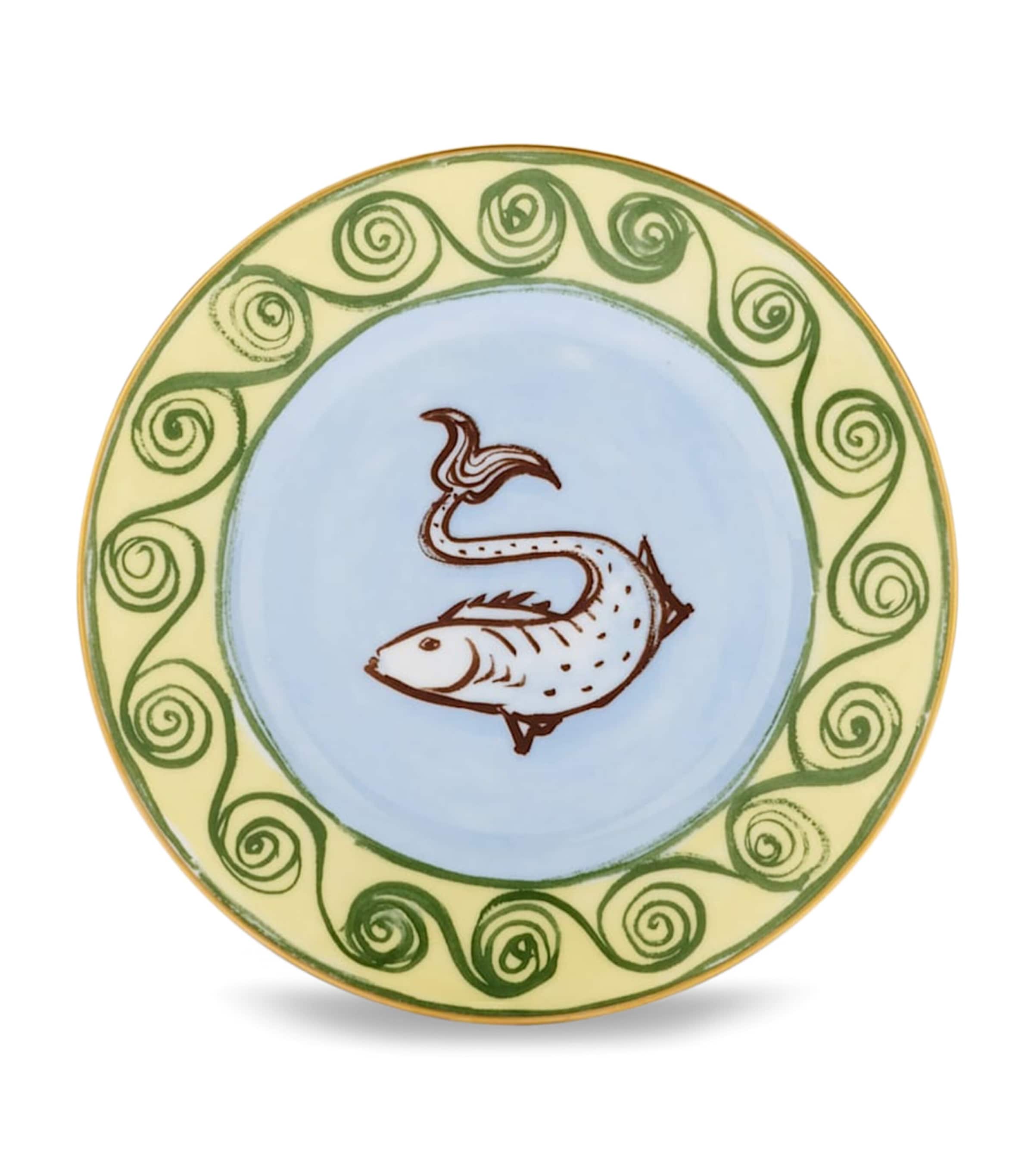 Porcelain Il Viaggio di Nettuno Bread Plate (16cm) G00135002 Image 1