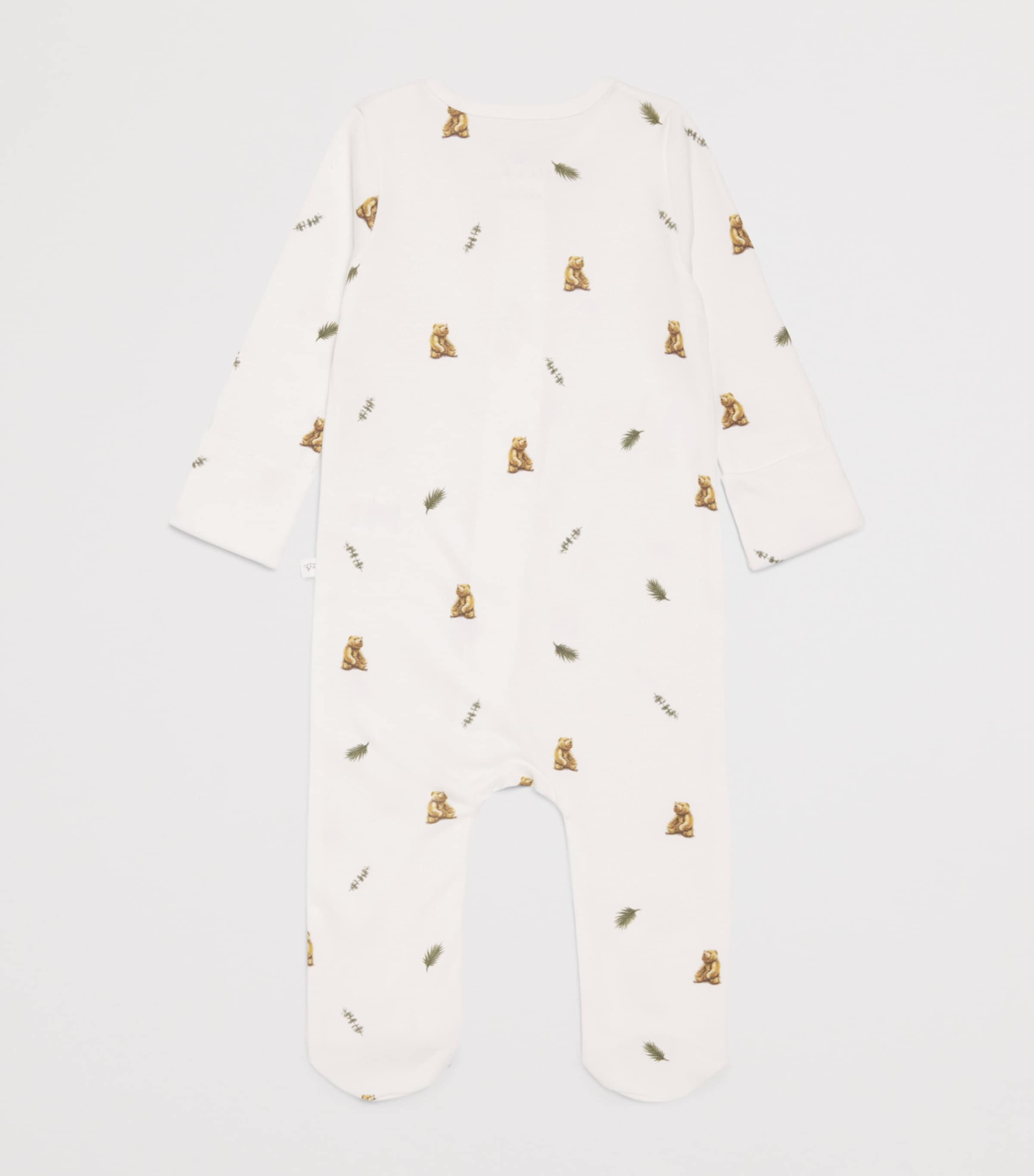 Rosa & Blue Brown Bear All-In-One (3-6 Months) Warm White Image 2