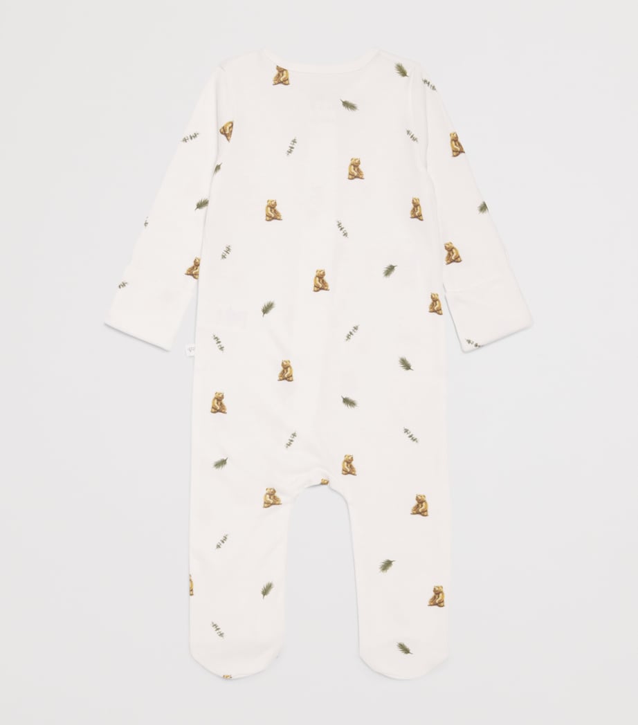 Rosa & Blue Brown Bear All-In-One (3-6 Months) Warm White Image 2