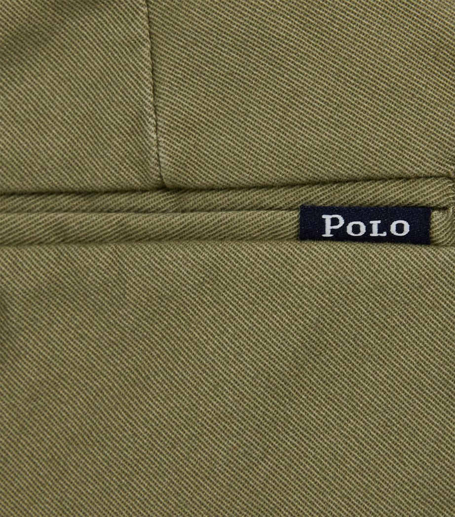 Polo Ralph Lauren Mens Stretch-Cotton Slim Greenwich Chinos Sage Green Image 6