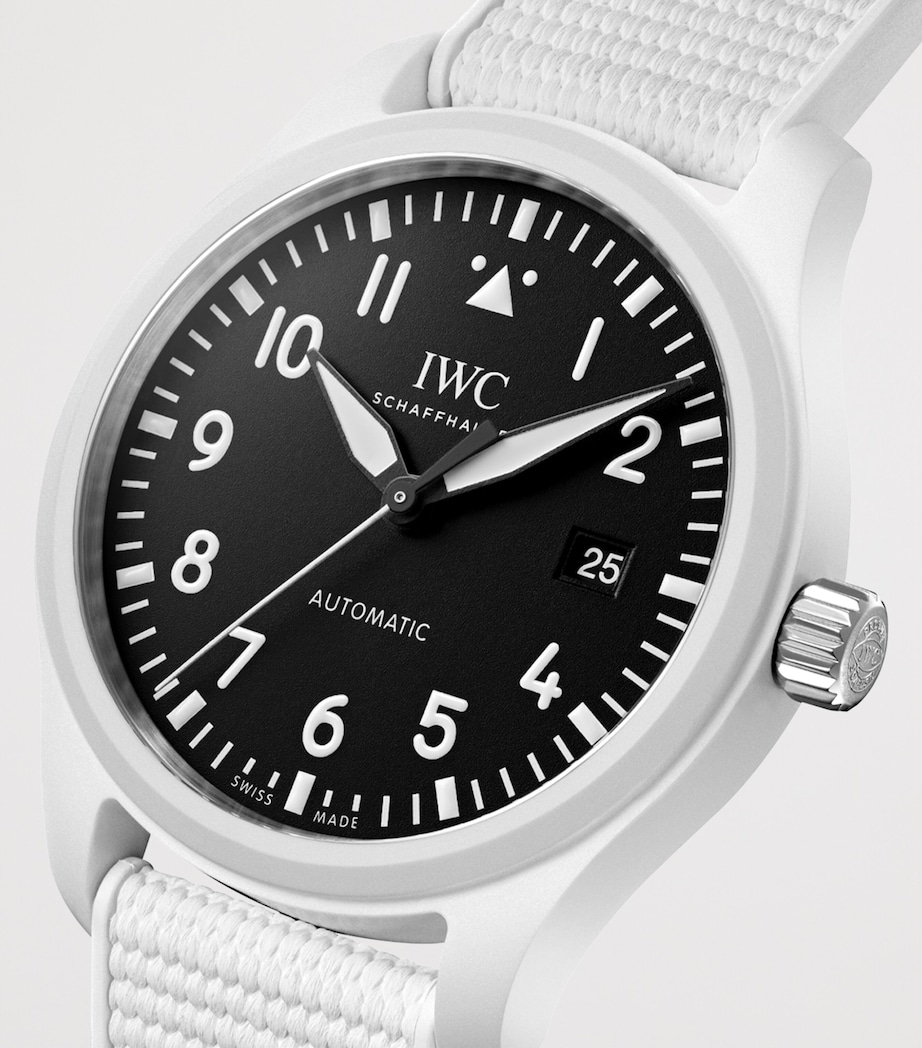 Ceramic Pilot’s TOP GUN Edition Lake Tahoe Chronograph Watch 41mm BLACK Image 3