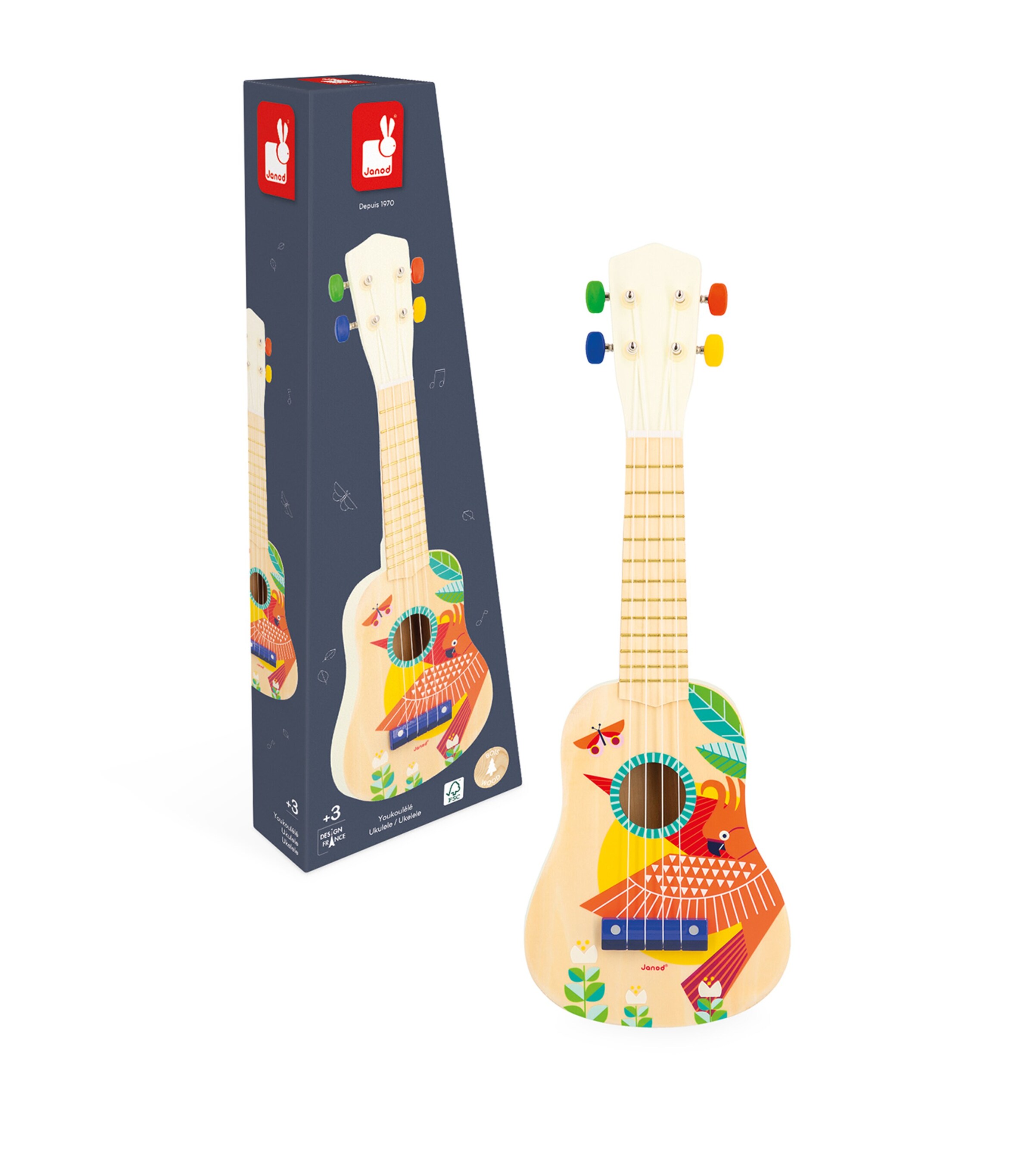 Wooden Ukulele MULTI Image 2