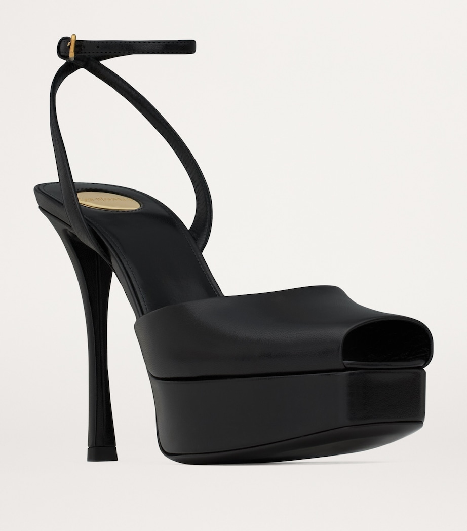 Leather La Scandale Platform Sandals 85 1000 Image 3