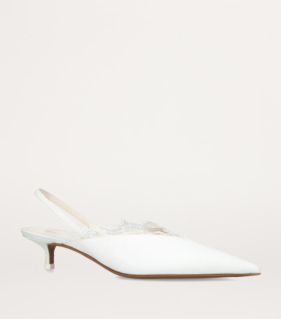 Irena Slingback Pumps 40 CREAM Image 3