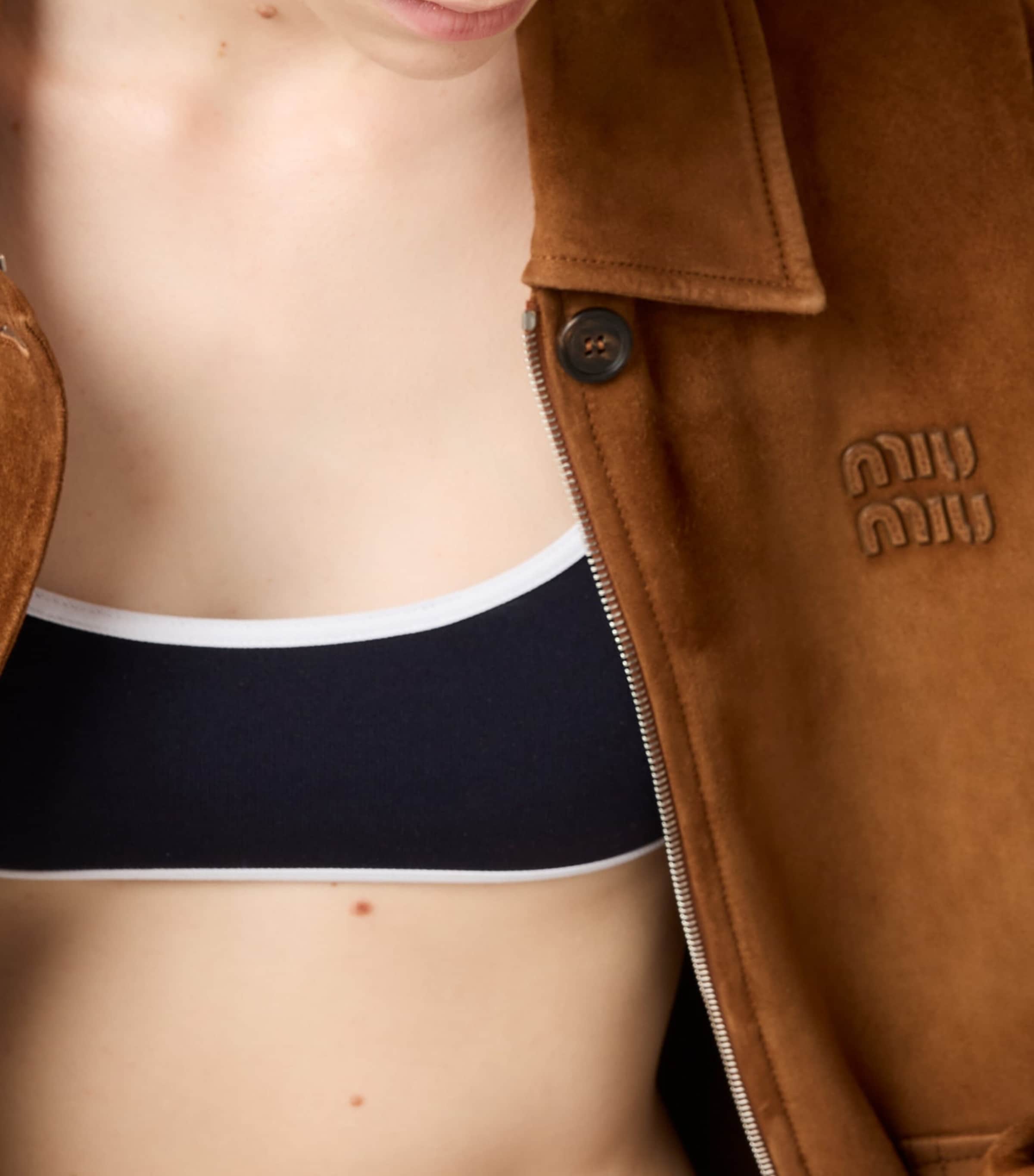 Suede Blouson Jacket F0401 Image 6