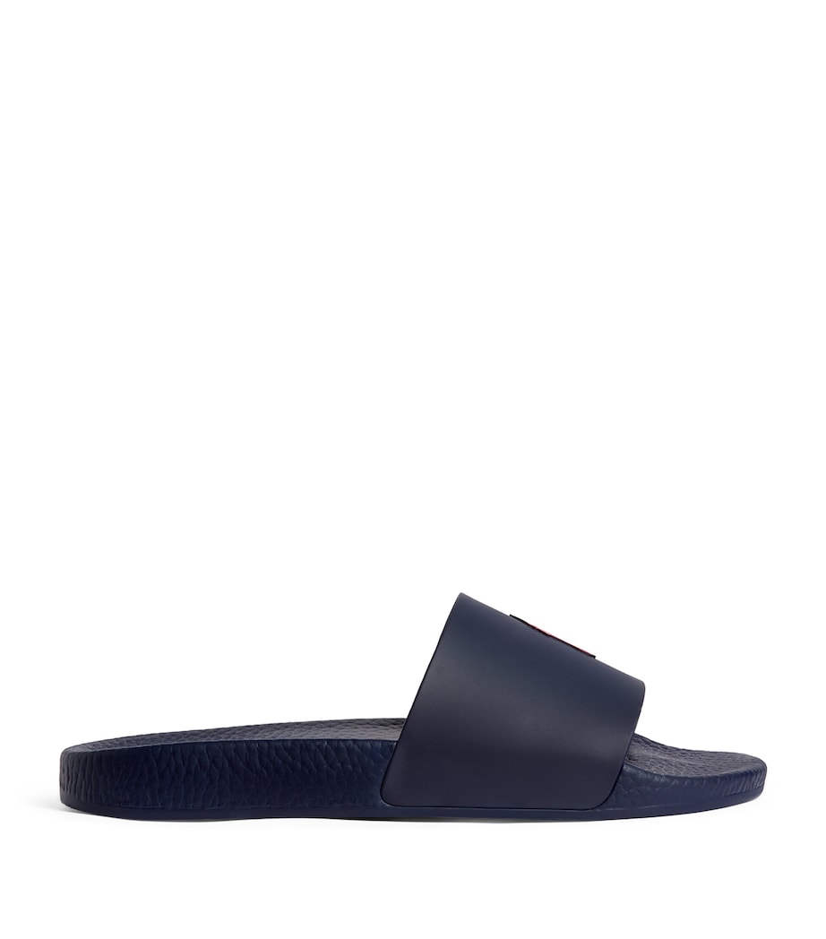 Polo Pony Slides NAVY/RED PP Image 1