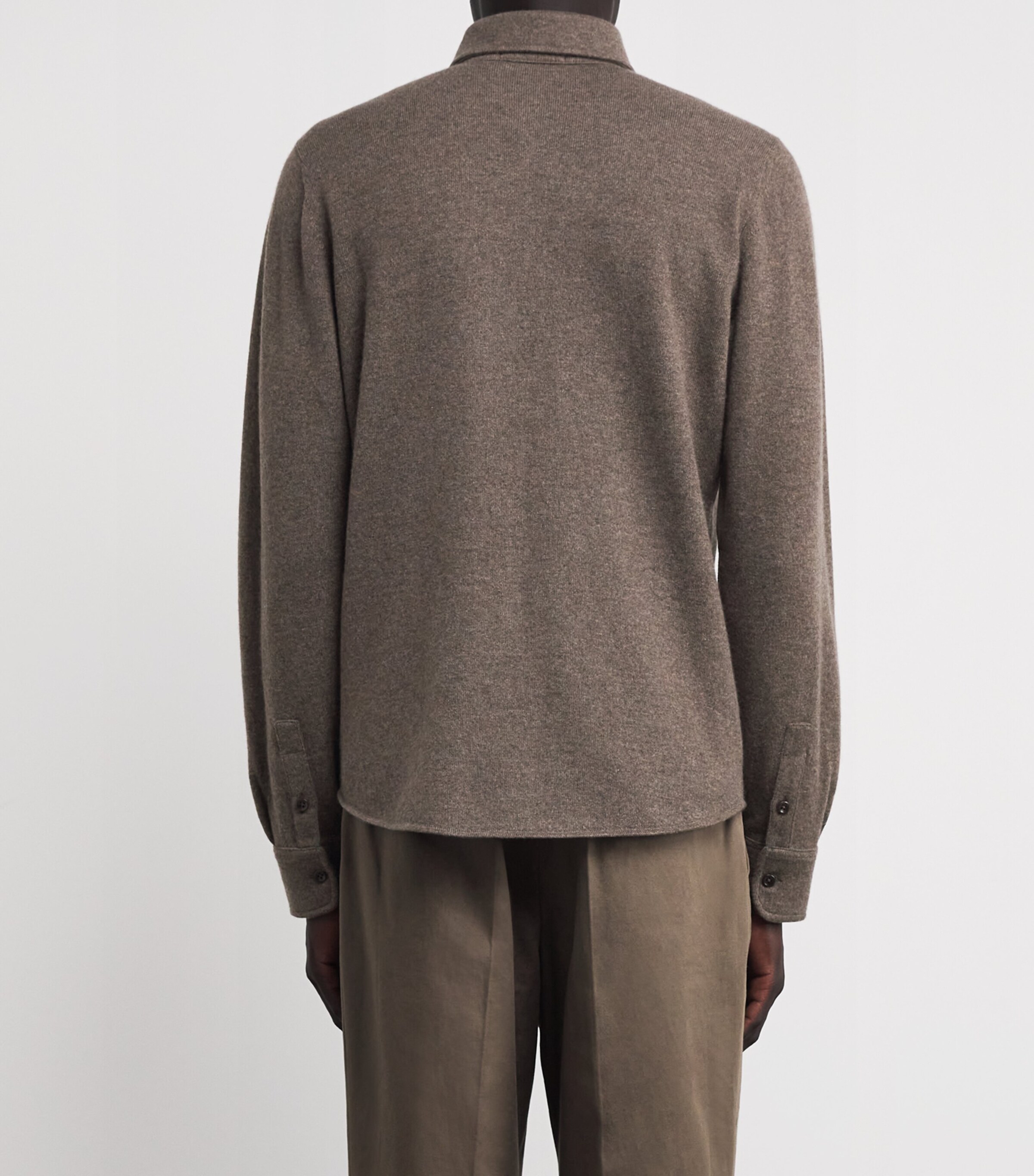 Fioroni Cashmere Mens Cashmere Overshirt Peruvianot.unita Image 4