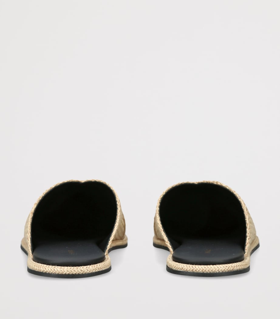 Raffia Atik Slides BEIGE Image 2