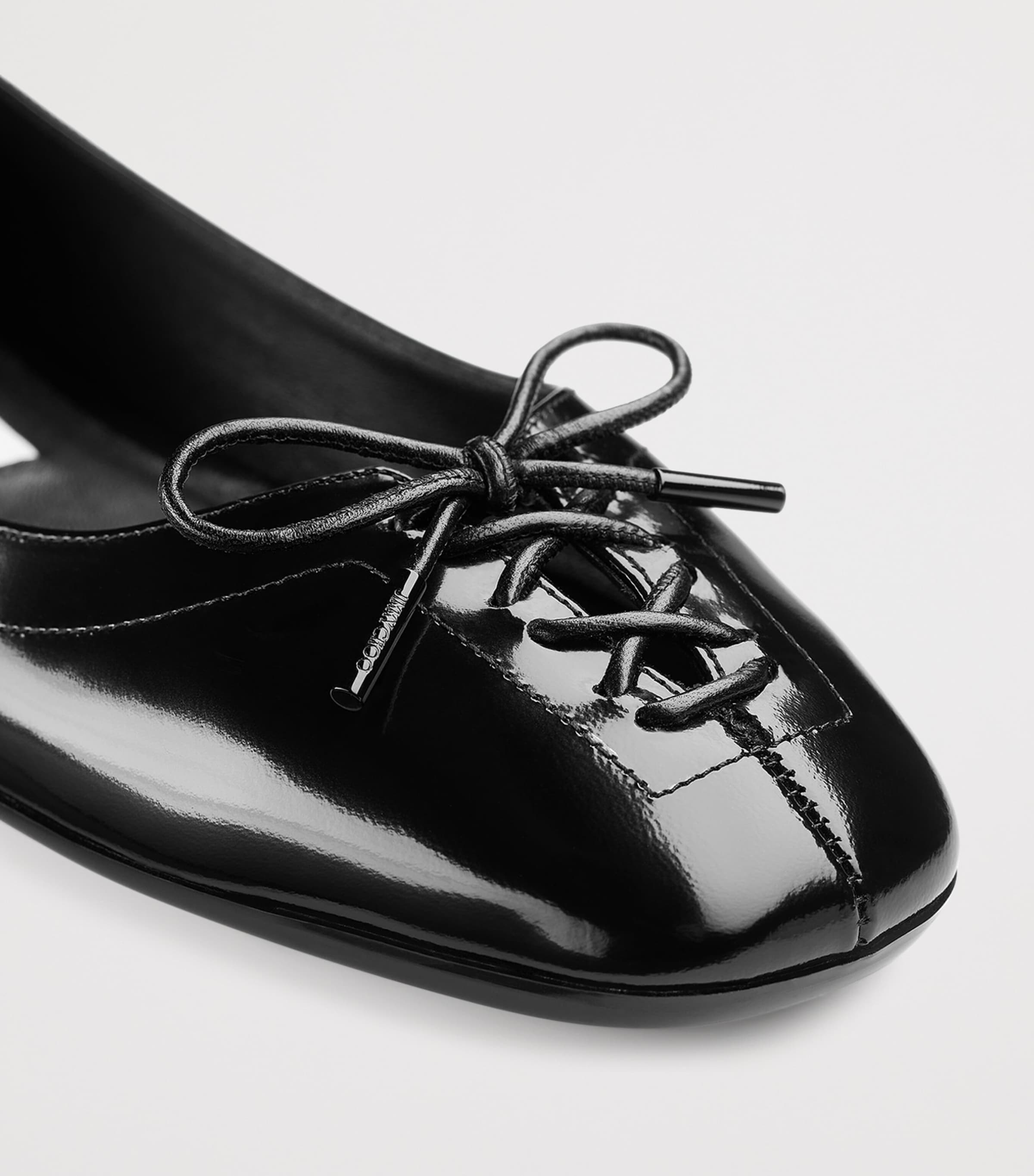 Scarlett Patent Leather Ballet Flats BLACK Image 2