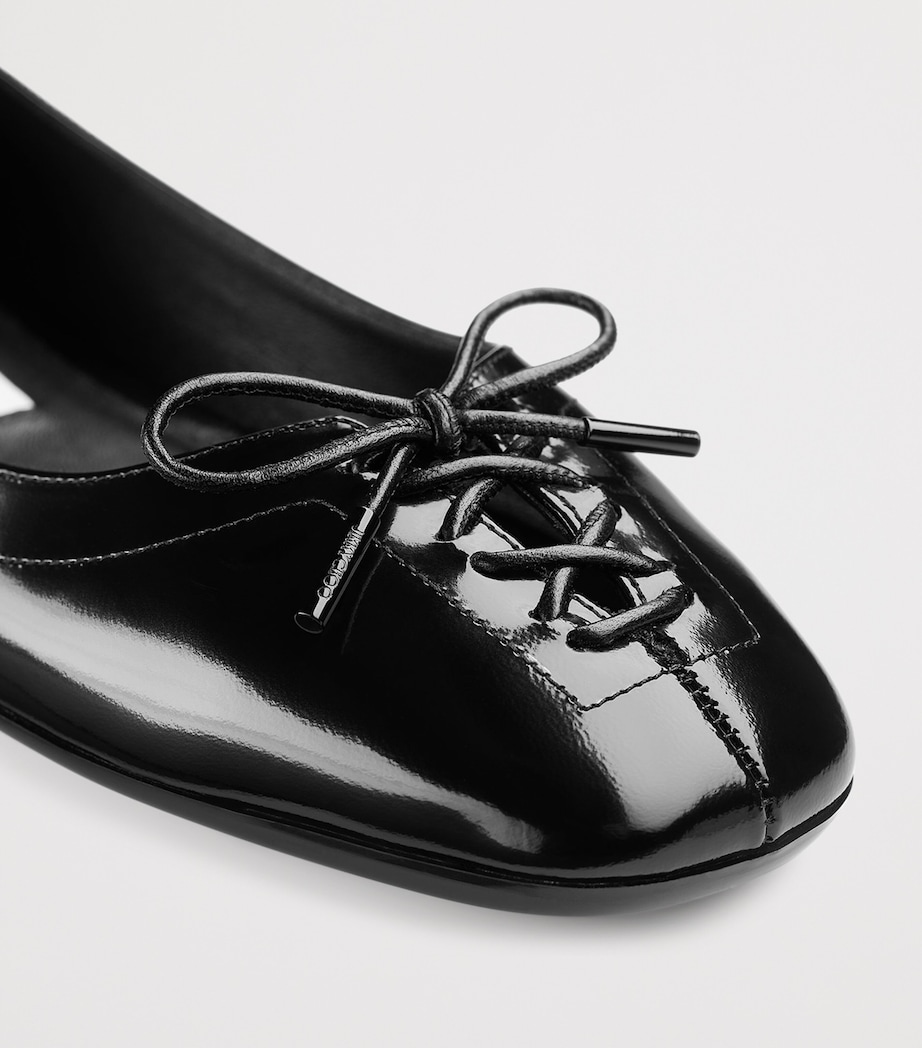 Scarlett Patent Leather Ballet Flats BLACK Image 2