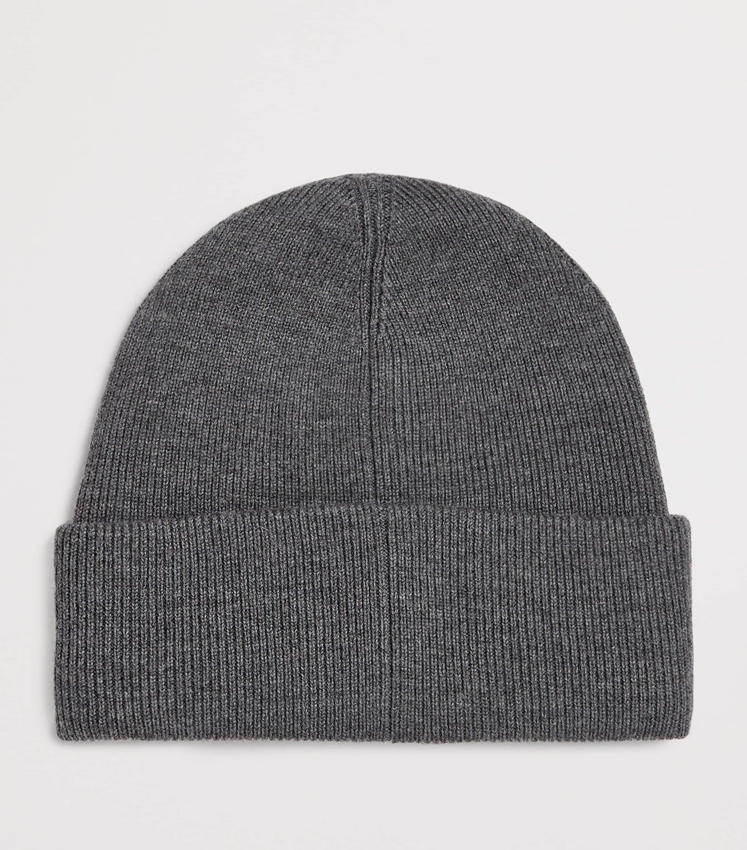 Wool Logo Beanie CEMENT - 1542 Image 2