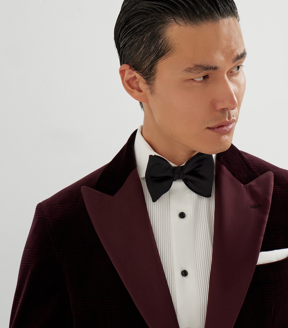 Velvet Single-Breasted Blazer C056 Image 6