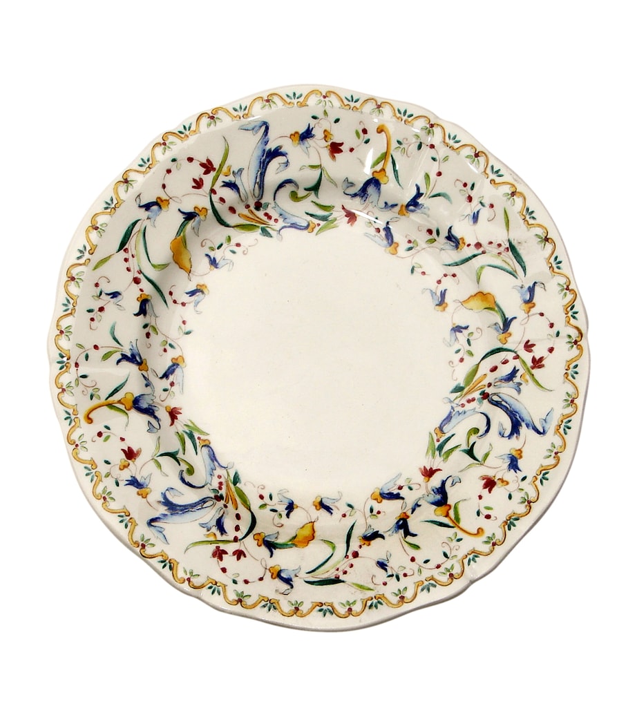 Toscana Canape Plates (Set of 4) WHITE, BLUE, YELLOW Image 1