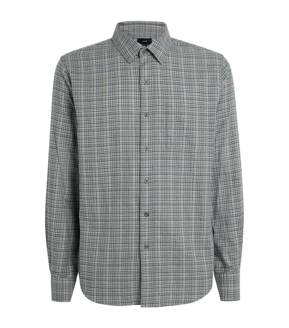 Vince Mens Cotton Check Shirt Psc Combo Image 1