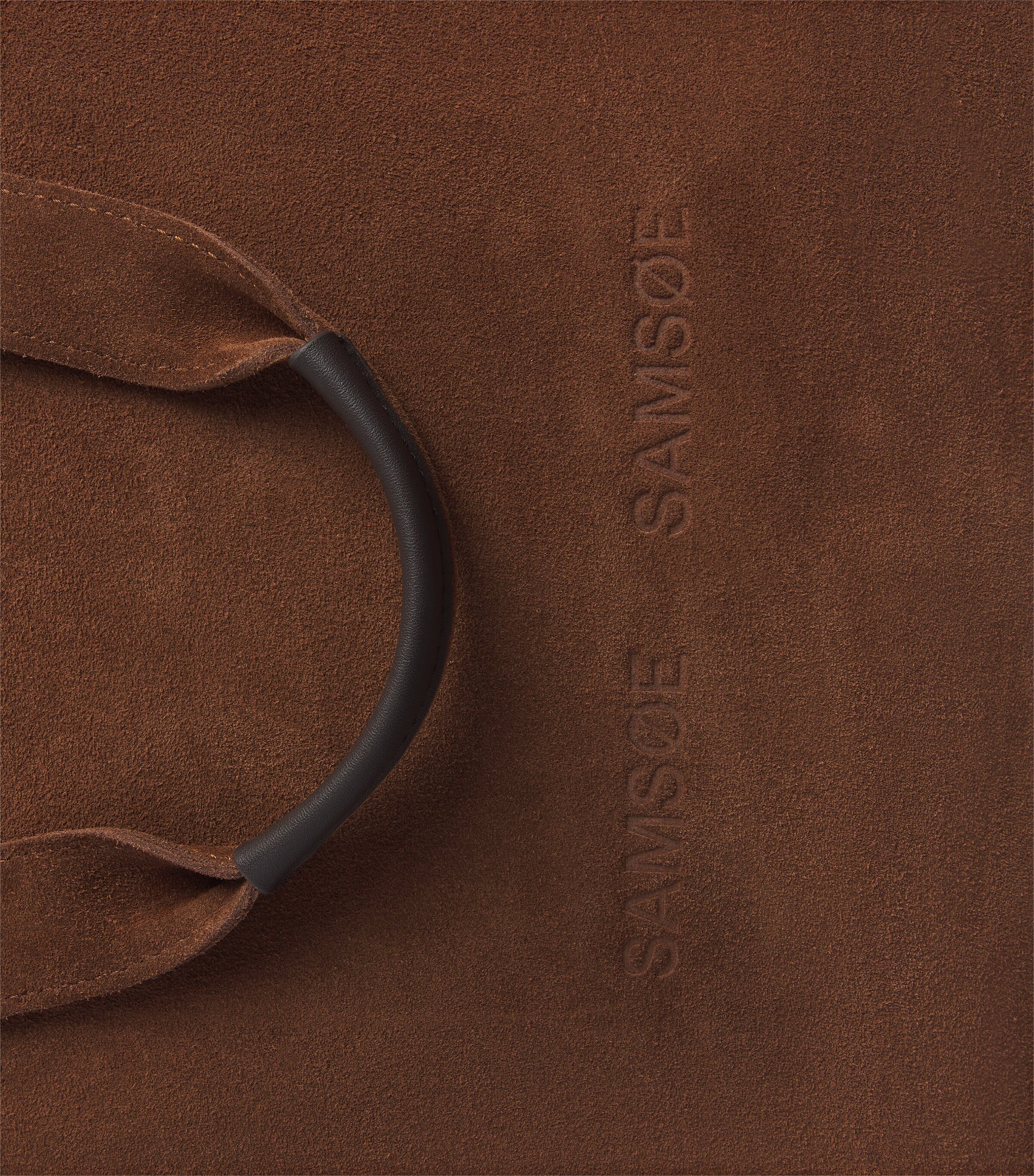 Samsøe Samsøe Suede Sadulwich Tote Bag Carafe Image 6