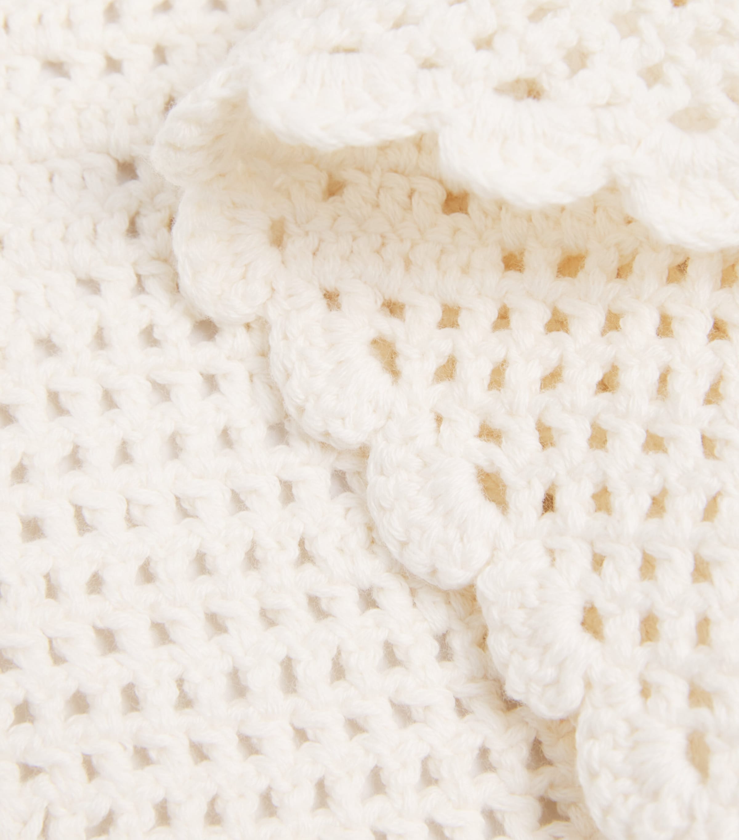 Lack Of Color Sun Crochet Bandana Ivory Rose Image 2